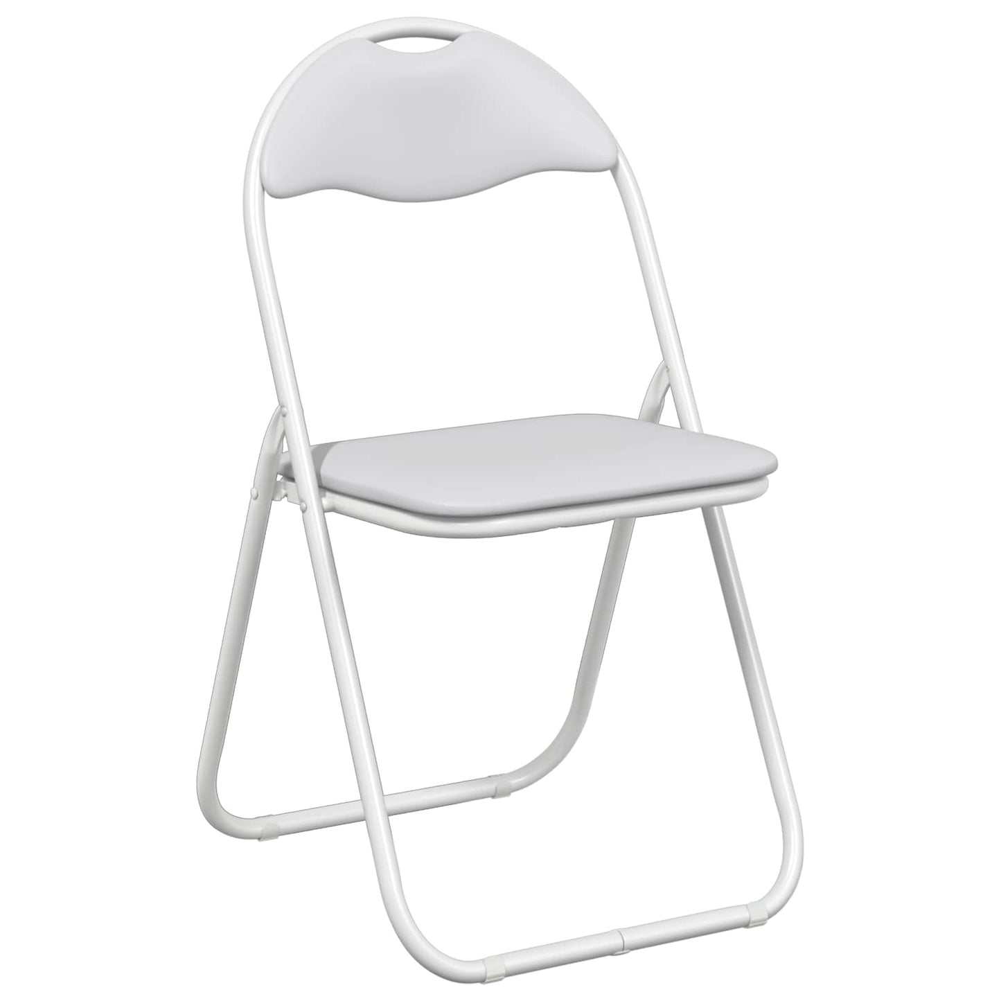 vidaXL Πτυσσόμενη Καρέκλα 8 pcs Λευκός 48 x 43,5 x 81 εκ.
