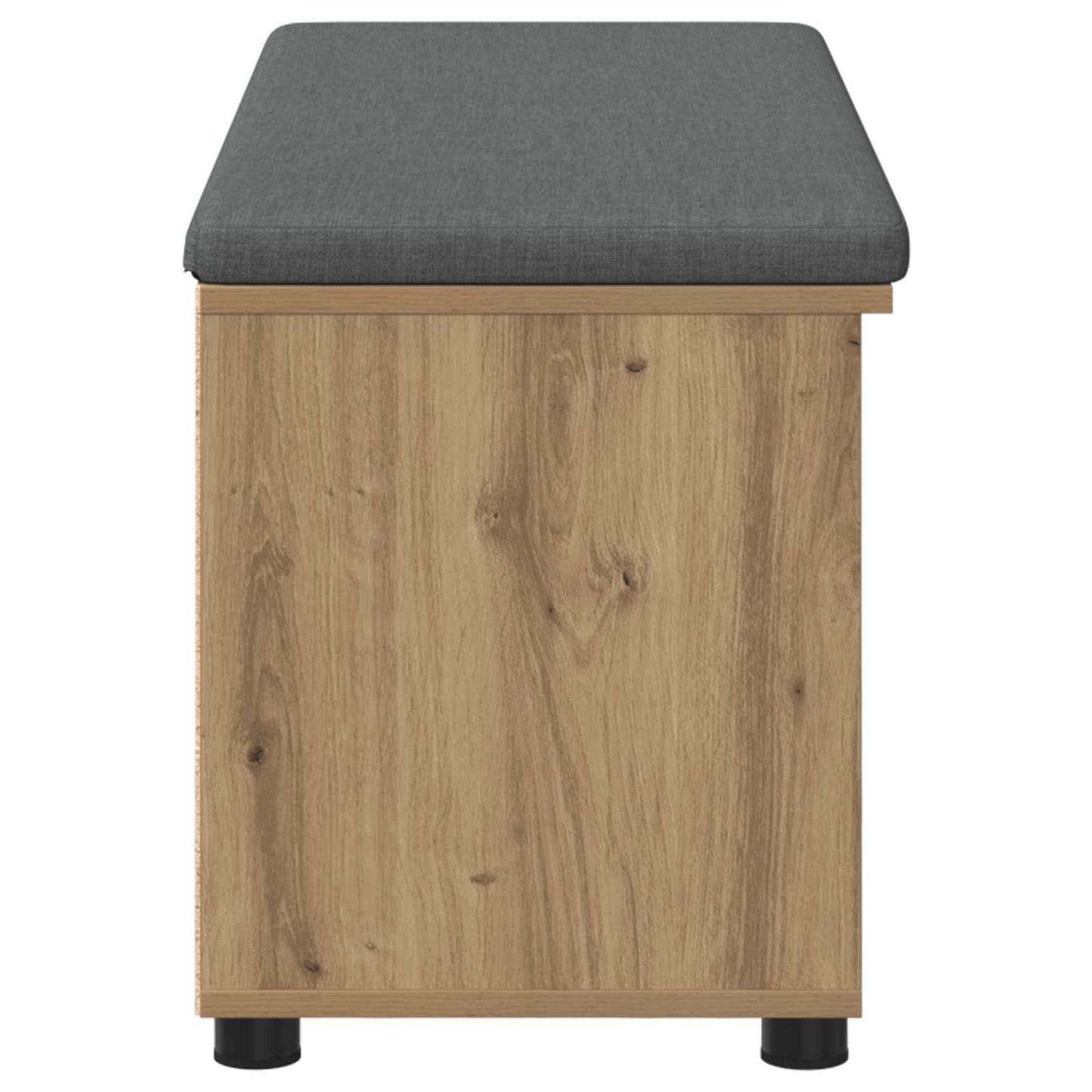 vidaXL Πάγκος Παπουτσιών με Μαξιλάρι Artisan Δρυς 100 x 38 x 46 εκ