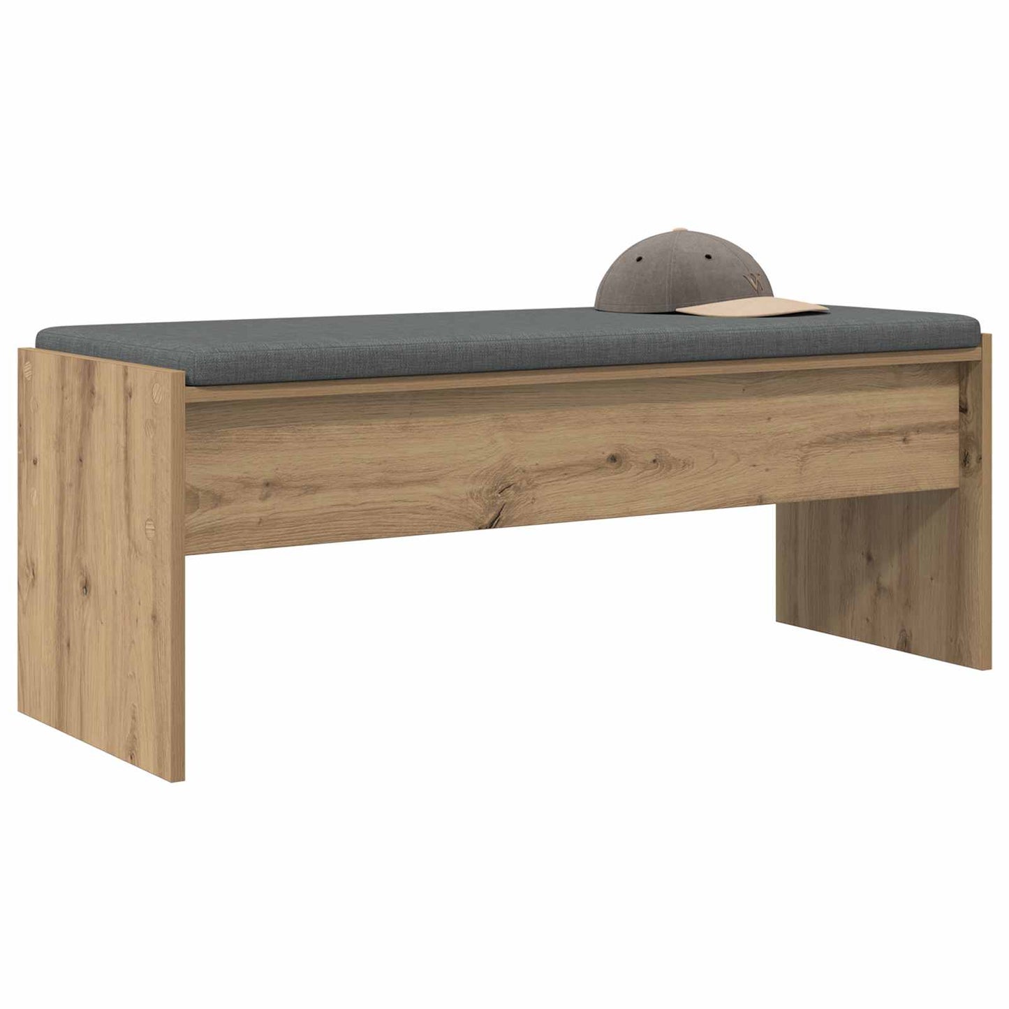 vidaXL Πάγκος Παπουτσιών με Μαξιλάρι Artisan Δρυς 103 x 38 x 40 εκ