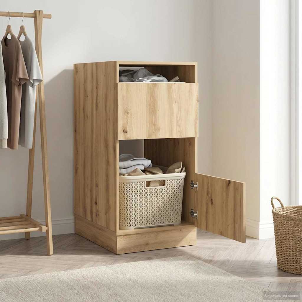 vidaXL Ντουλάπα Πλυσταριού με αποθήκευση Artisan Oak 50 x 68 x 102 εκ