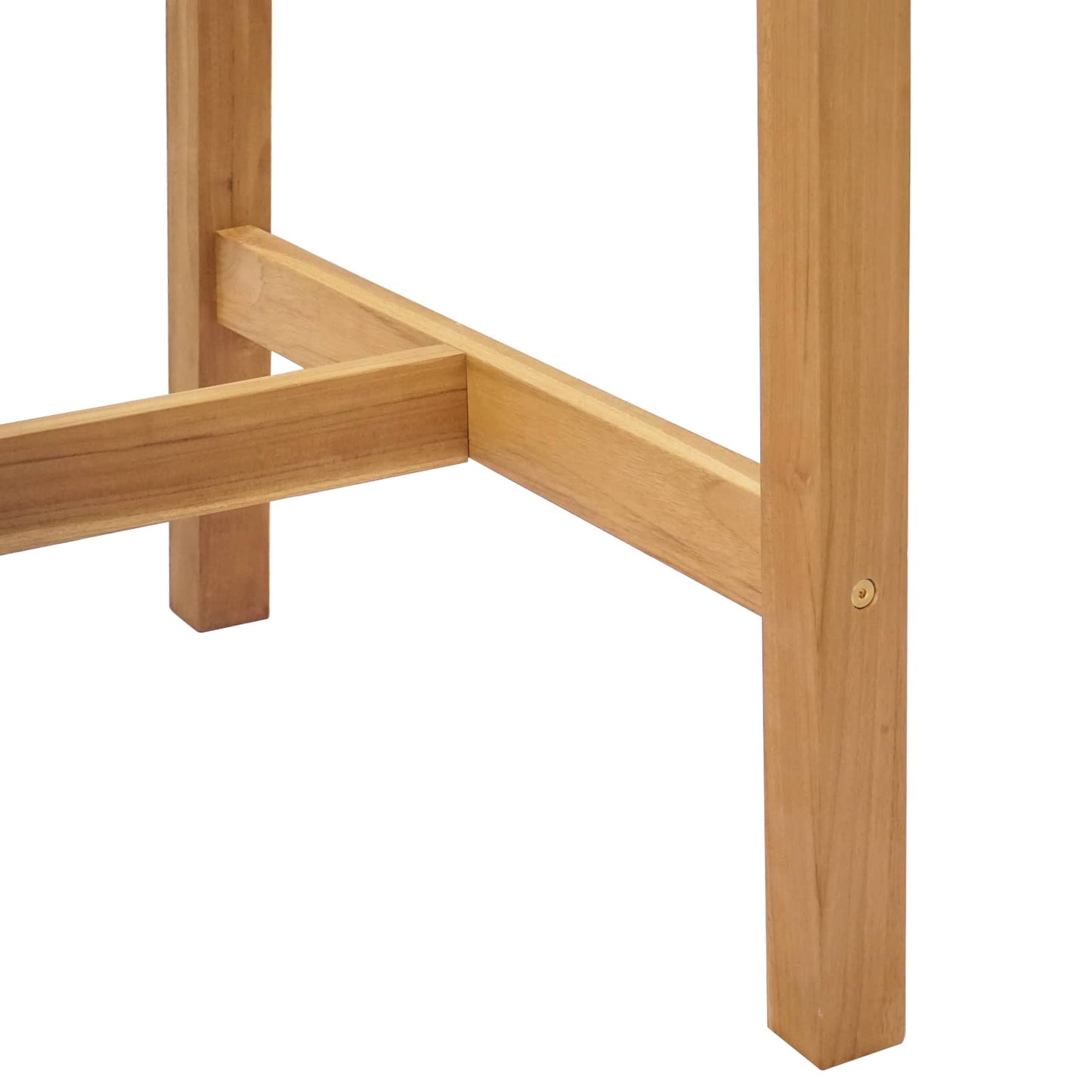 vidaXL Τραπέζι μπαρ Φυσικό 150 x 75 x 105 εκ. Στερεό Ξύλο Τίκ