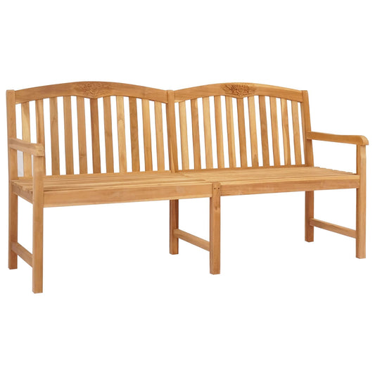vidaXL Χειροποίητη Ροζ Παγκάκι Φυσικό 150 x 60 x 90 εκ Στερεό Ξύλο Τίκ