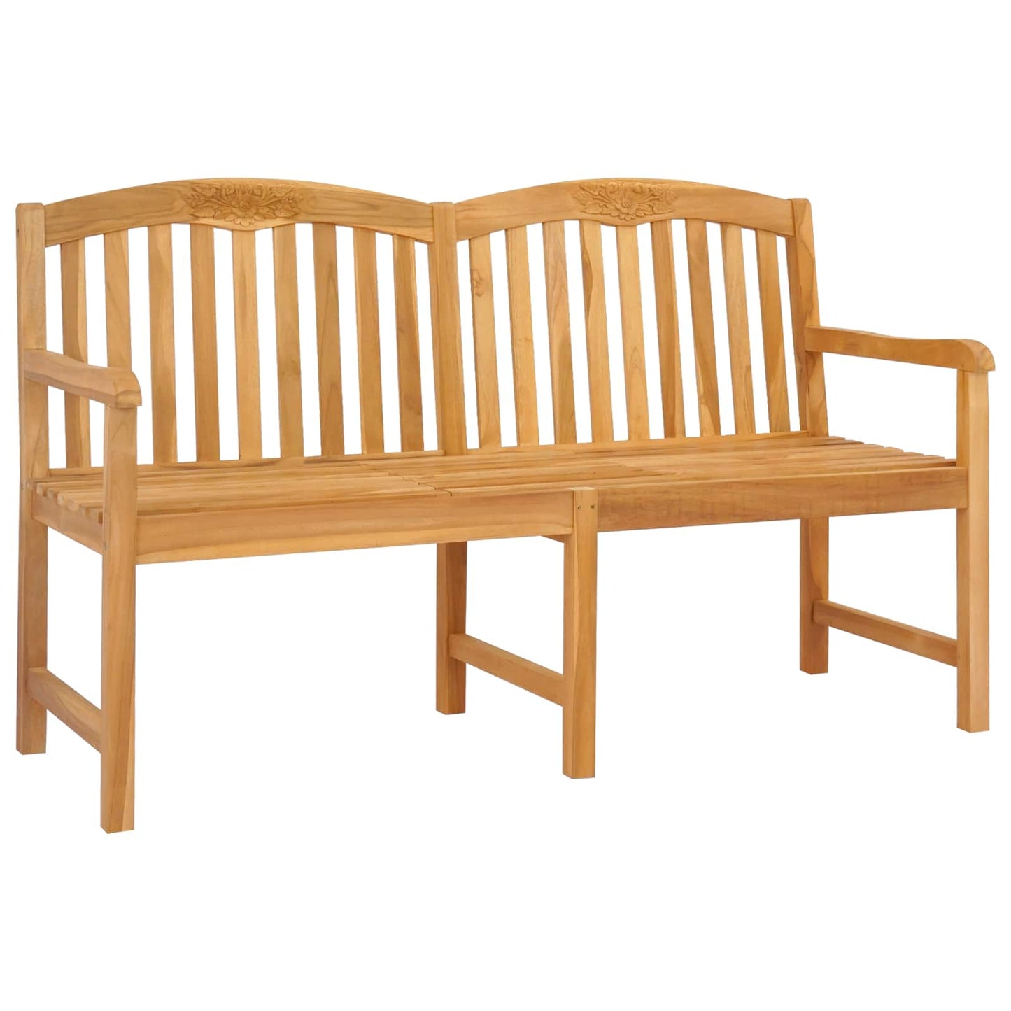 vidaXL Χειροποίητη Ροζ Παγκάκι Φυσικό 150,5 x 60 x 95 εκ