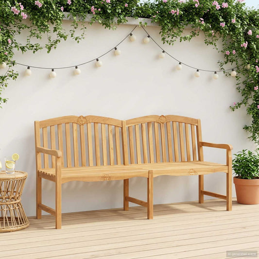 vidaXL Χειροποίητη Ροζ Παγκάκι Φυσικό 180,5 x 60 x 96 εκ
