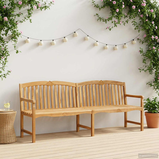 vidaXL Χειροποίητη Ροζ Παγκάκι Φυσικό 228 x 61 x 94,5 εκ