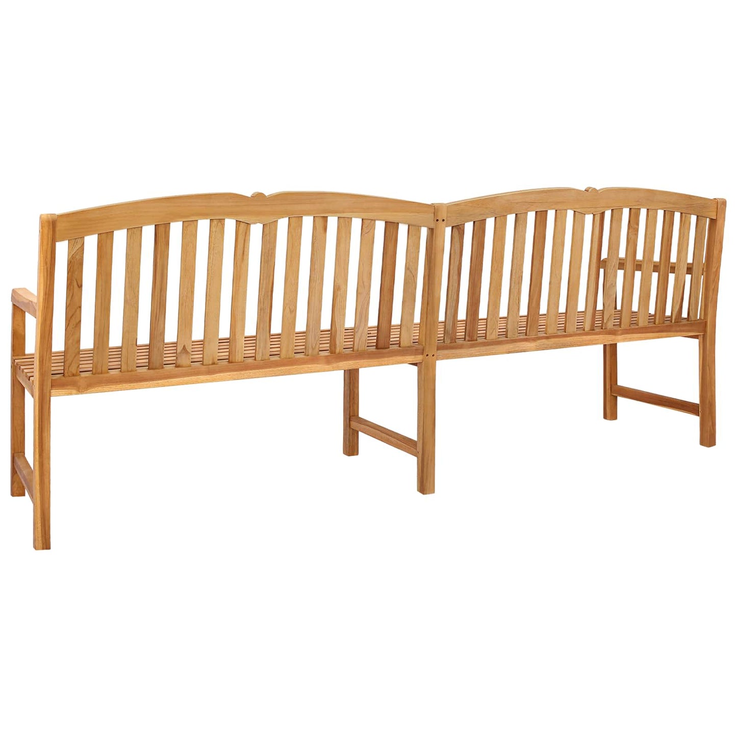 vidaXL Χειροποίητη Ροζ Παγκάκι Φυσικό 228 x 61 x 94,5 εκ