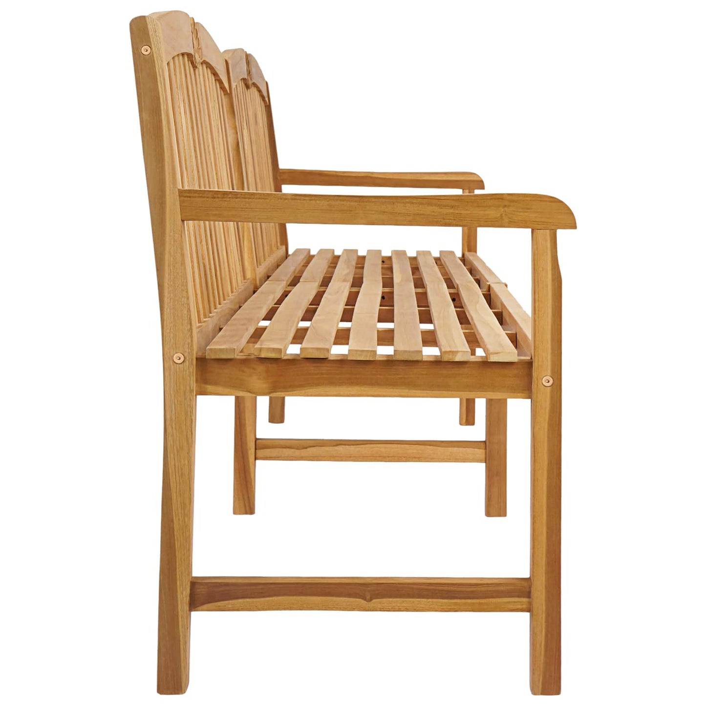 vidaXL Χειροποίητη Ροζ Παγκάκι Φυσικό 228 x 61 x 94,5 εκ