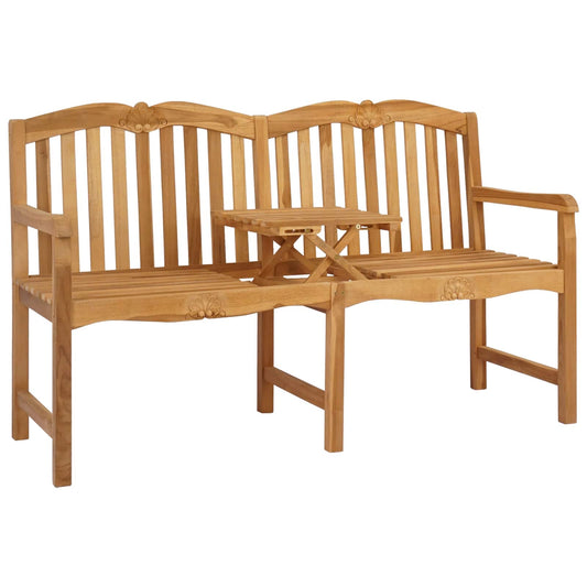 vidaXL Χειροποίητη Ροζ Παγκάκι Φυσικό 155 x 60 x 94 εκ Στερεό Ξύλο Τίκ