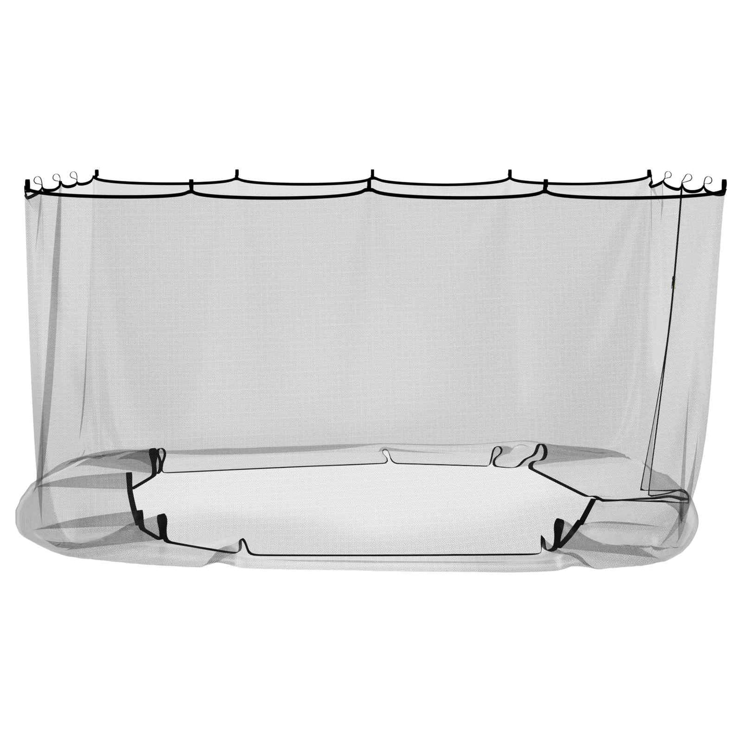vidaXL Κουνούπι για Περίπτερο 220 mesh Μαύρο 3,6 x 3,6 x 2 μ