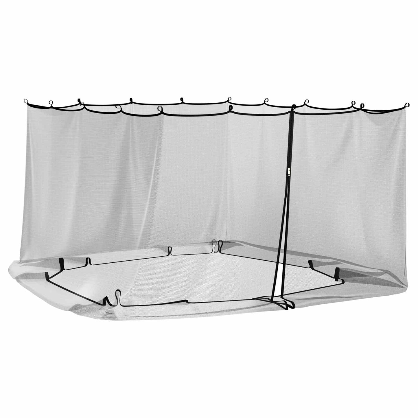 vidaXL Κουνούπι για Περίπτερο 220 mesh Μαύρο 4 x 3 x 2 cm Πολυεστέρας