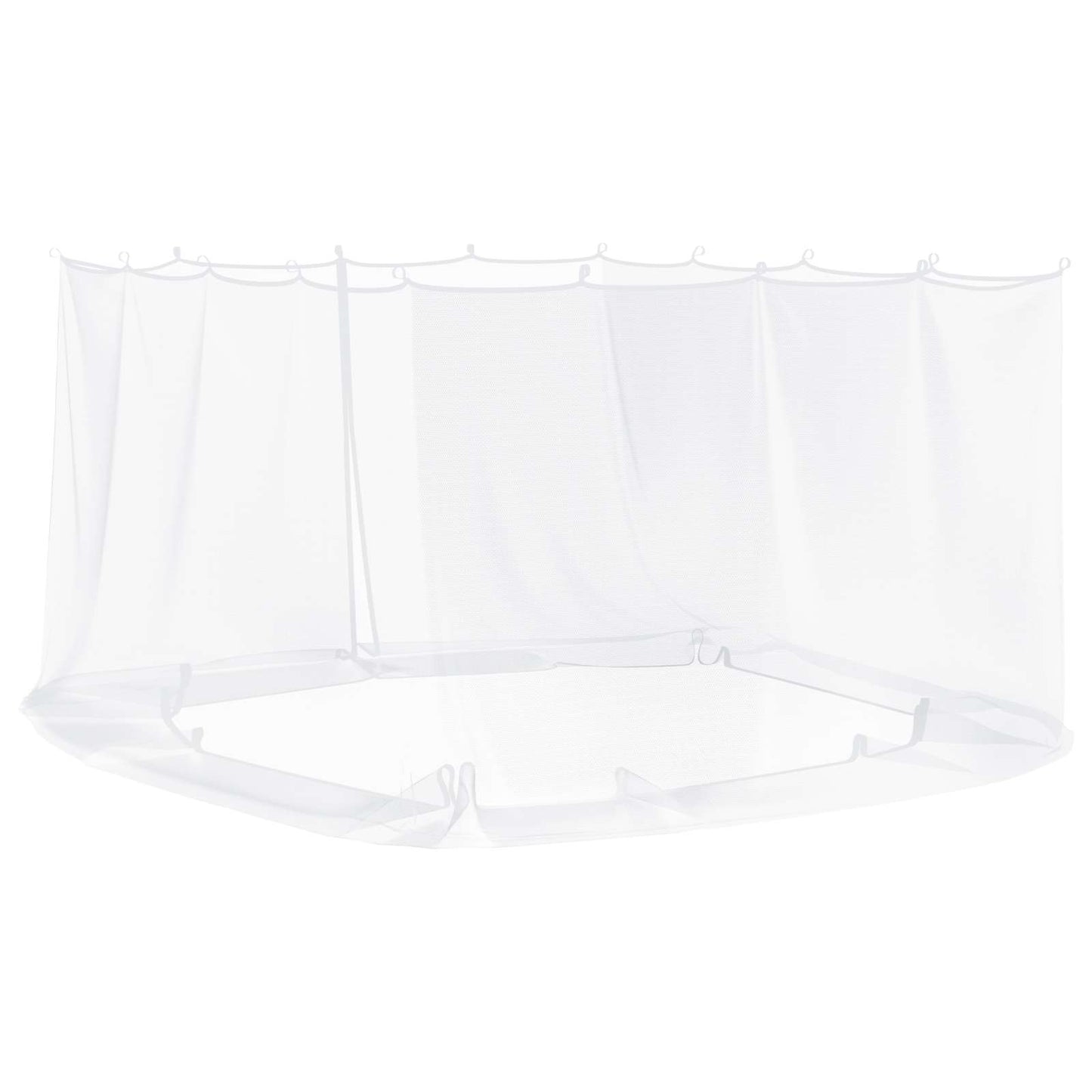 vidaXL Κουνούπι για Περίπτερο 220 mesh Λευκό 4,5 x 3 x 2 μ Πολυεστέρας