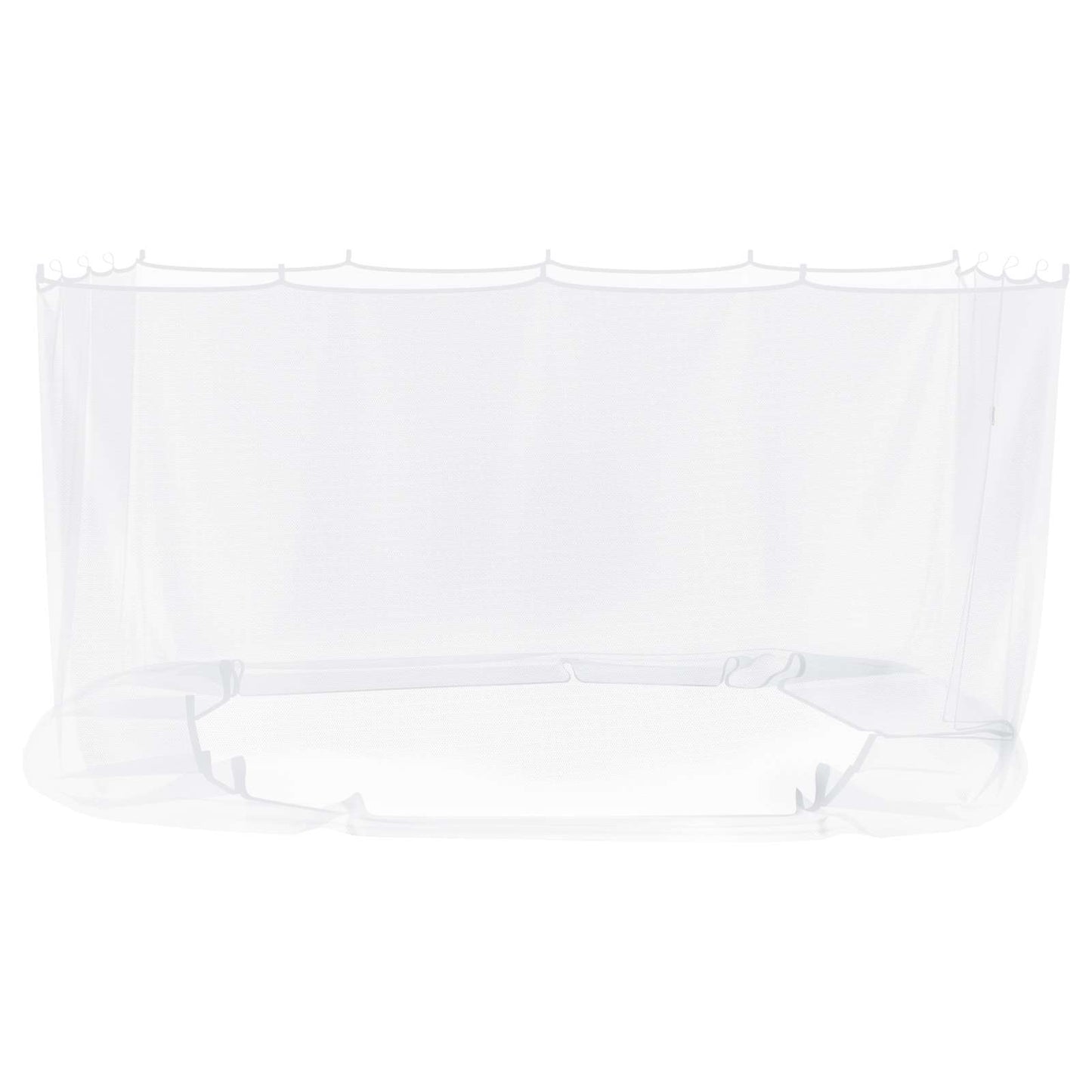 vidaXL Κουνούπι για Περίπτερο 220 mesh Λευκό 4,5 x 3 x 2 μ Πολυεστέρας