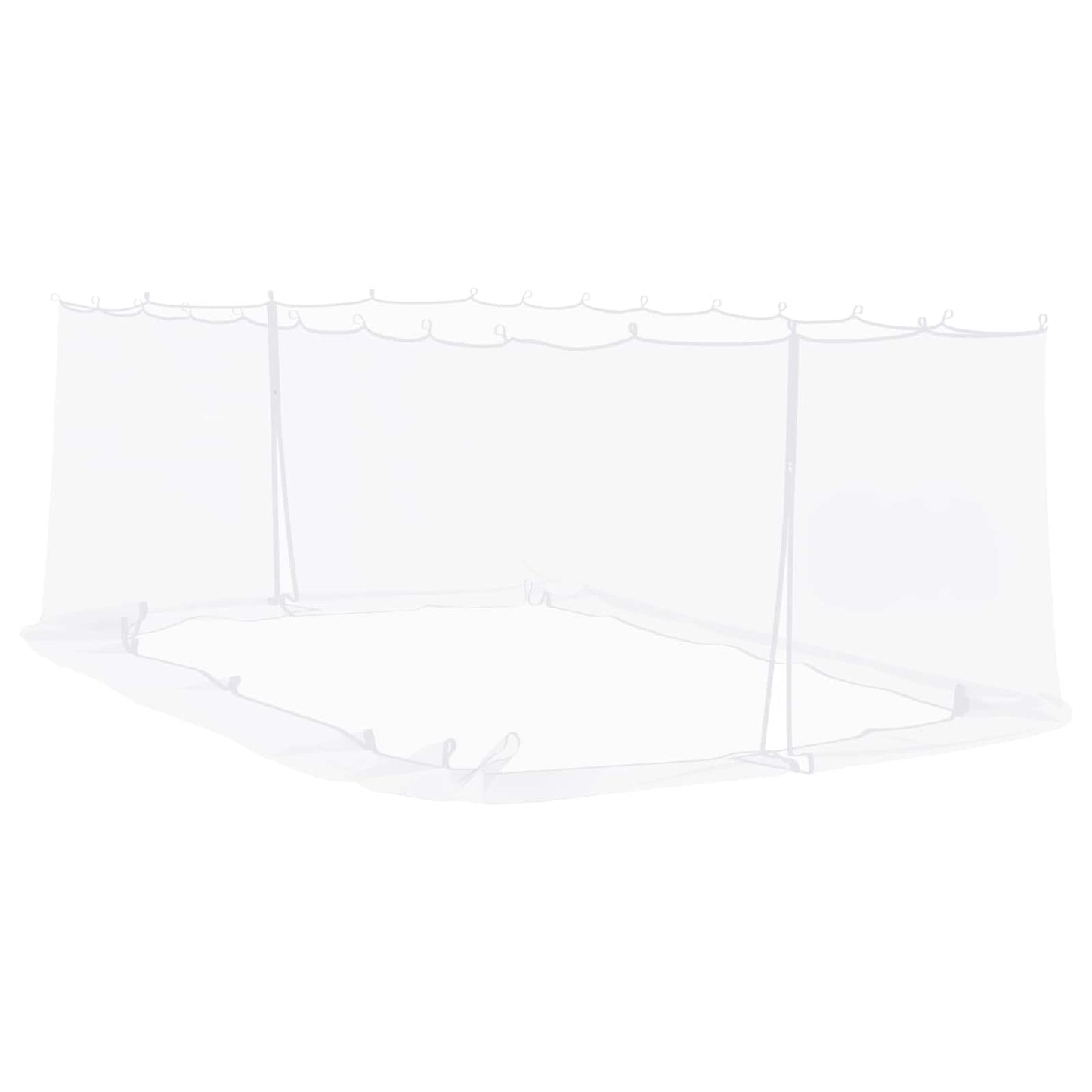 vidaXL Κουνούπι για Περίπτερο 220 mesh Λευκό 6 x 3 x 2 m Πολυεστέρας