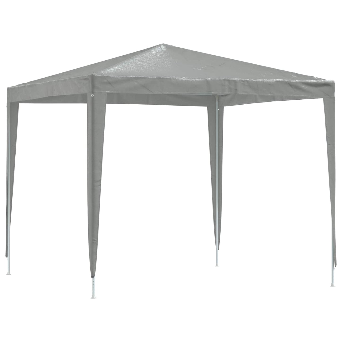 vidaXL Σκηνή Πάρτυ 250 x 250 x 240 εκ. Ανοιχτό γκρι