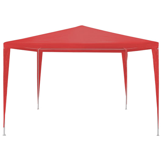 vidaXL Σκηνή Πάρτυ Κόκκινο 300 x 300 x 255 εκ