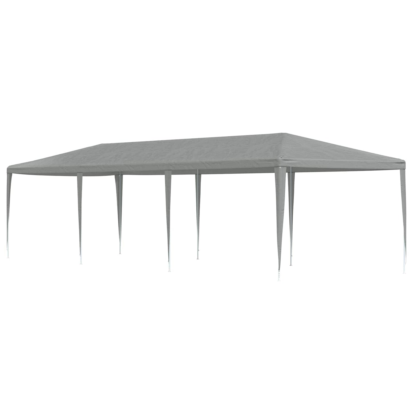 vidaXL Σκηνή Πάρτυ Ανοιχτό γκρι 900 x 300 x 255 εκ