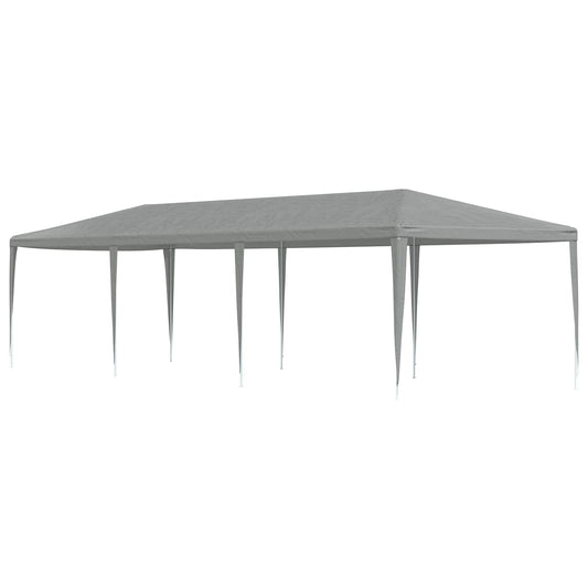 vidaXL Σκηνή Πάρτυ Ανοιχτό γκρι 900 x 300 x 255 εκ