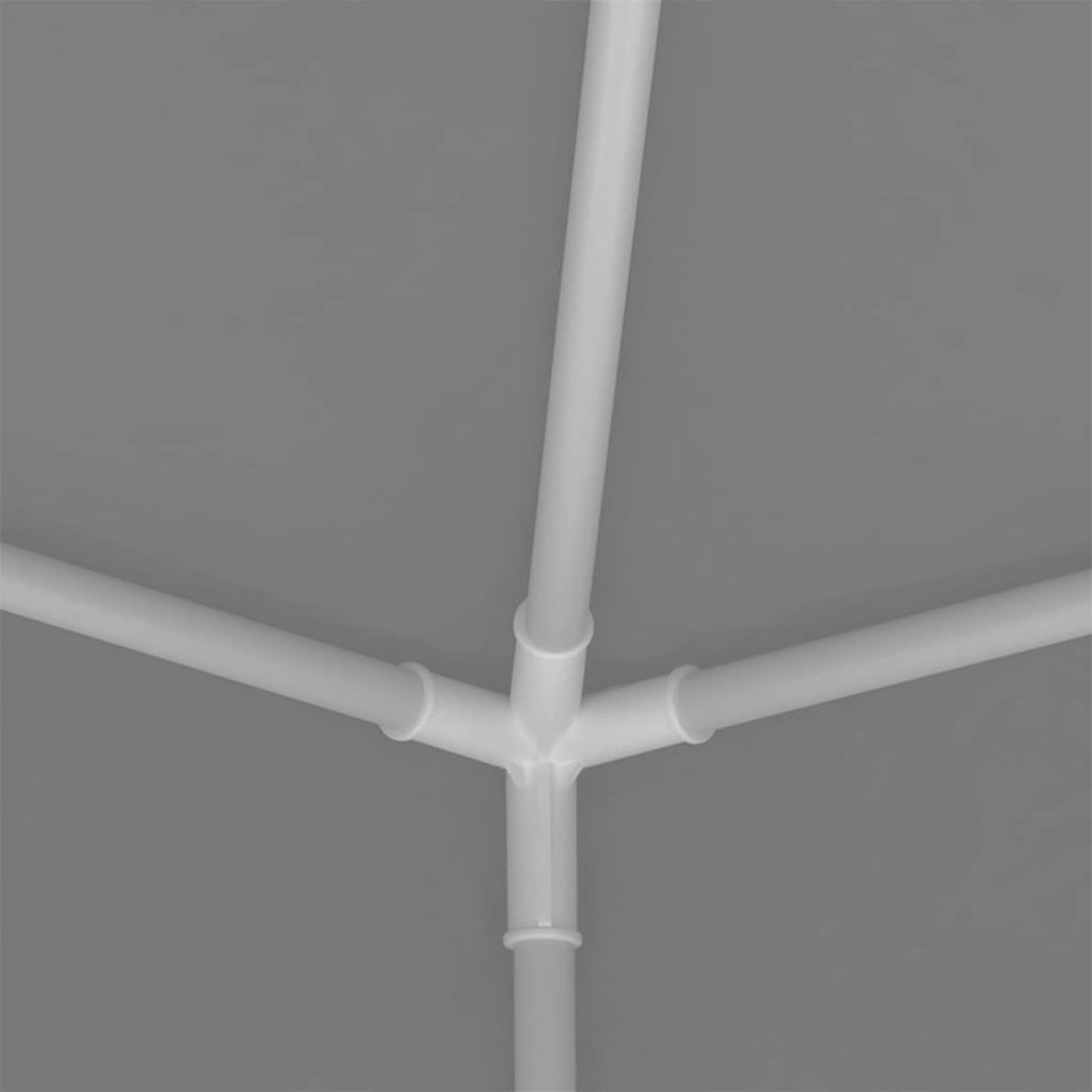 vidaXL Σκηνή Πάρτυ Ανοιχτό γκρι 200 x 200 x 240 εκ