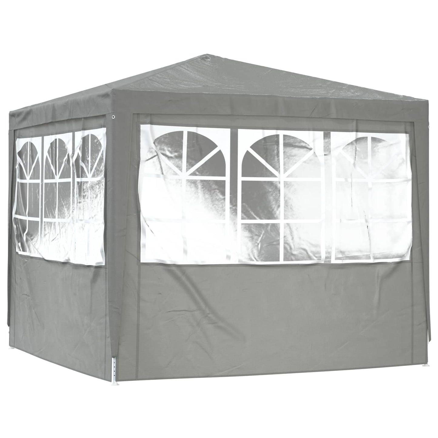 vidaXL Σκηνή Πάρτυ Ανοιχτό γκρι 250 x 250 x 240 εκ.