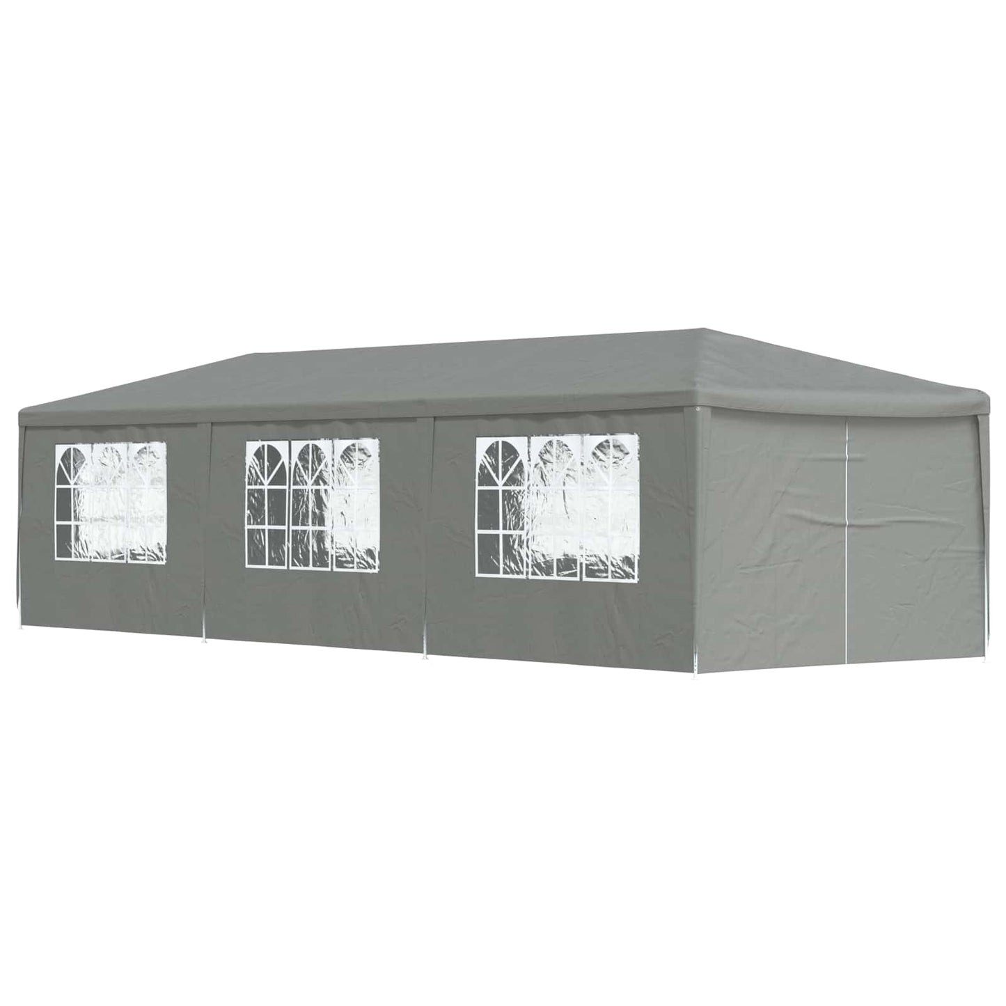 vidaXL Σκηνή Πάρτυ 900 x 300 x 255 εκ Ανοιχτό γκρι
