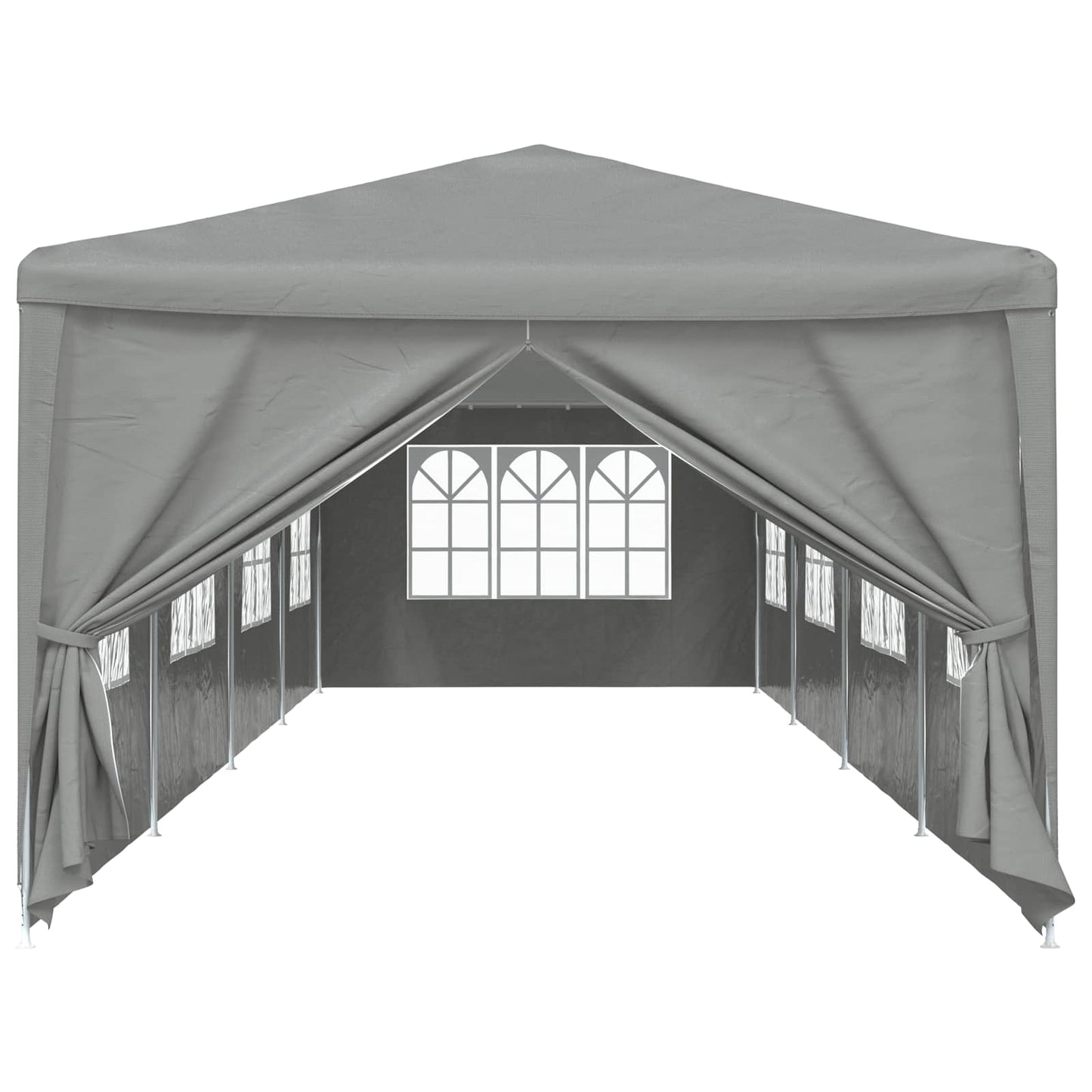 vidaXL Σκηνή Πάρτυ 1200 x 300 x 255 εκ Ανοιχτό γκρι