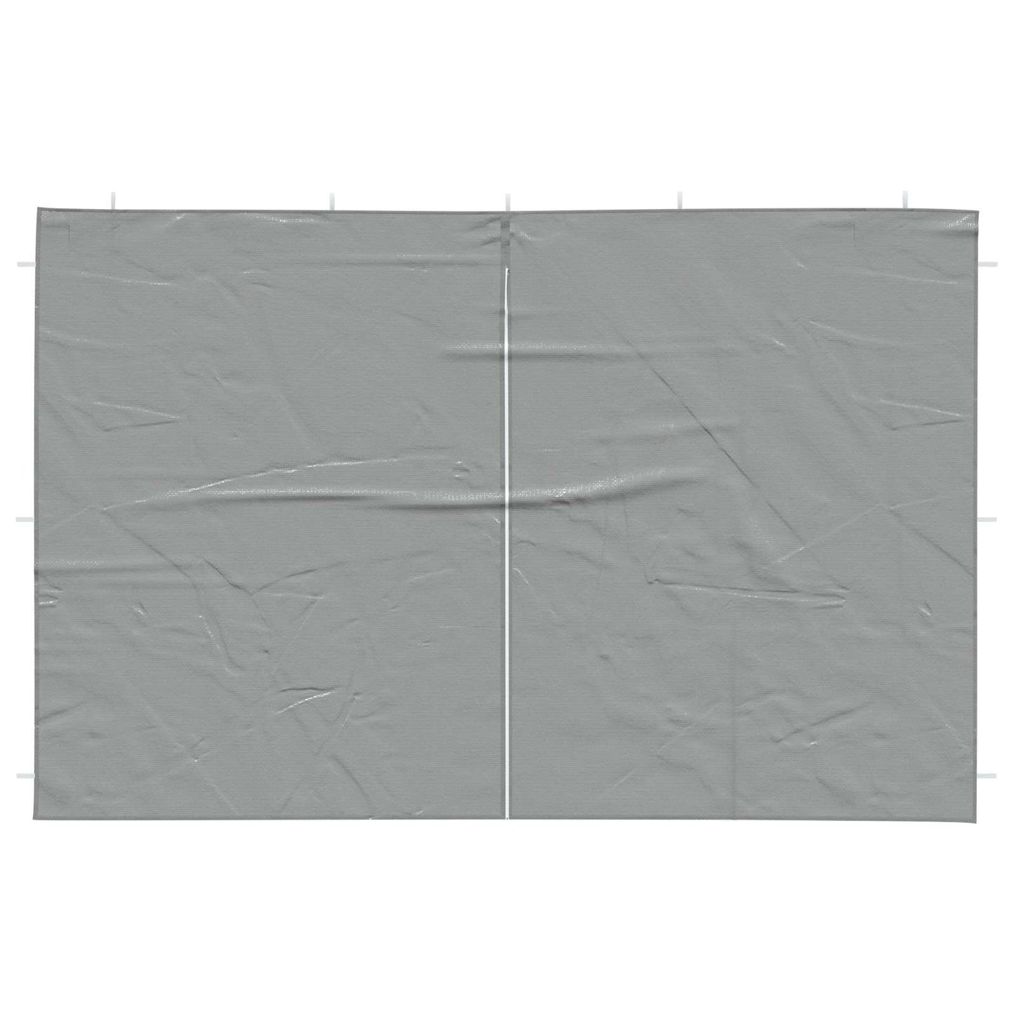 vidaXL Πλευρική Σκηνής Πάρτι 2 pcs Ανοιχτό γκρι 400 x 195 εκ.