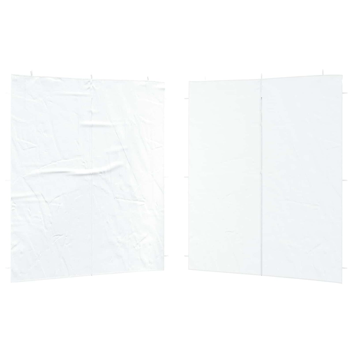 vidaXL Πλευρική Σκηνής Πάρτι 2 pcs Λευκό 200 x 195 εκ.