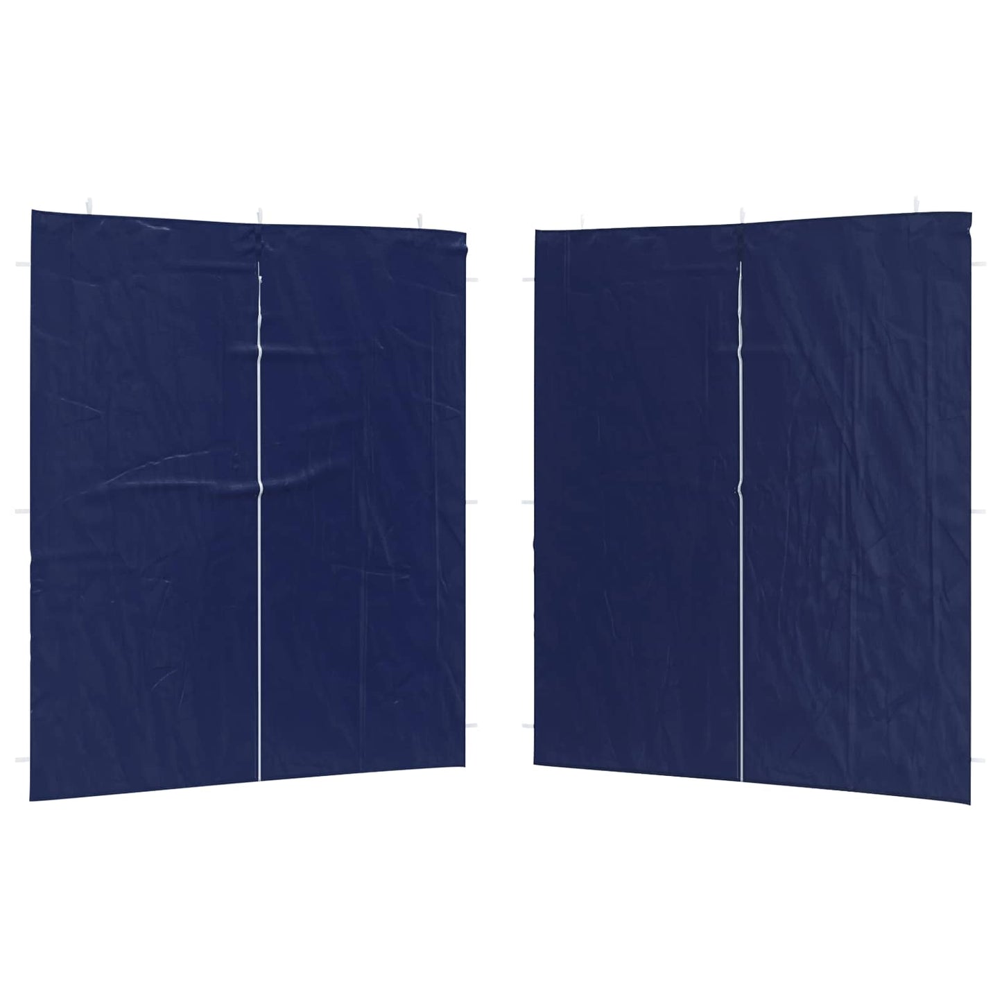 vidaXL Πλευρική Σκηνής Πάρτι 2 pcs Μπλε 200 x 195 εκ.