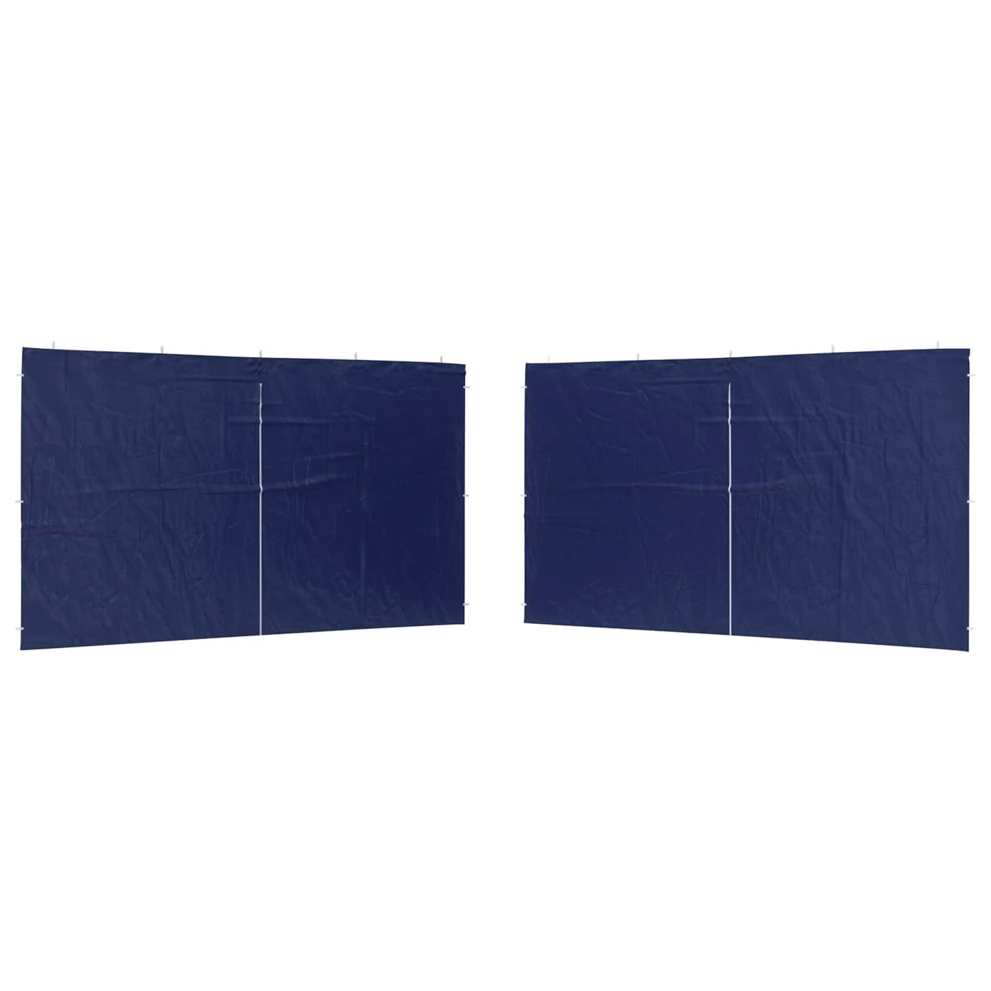 vidaXL Πλευρική Σκηνής Πάρτι 2 pcs Μπλε 400 x 195 εκ.
