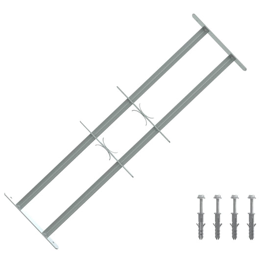 vidaXL Πλέγμα Ασφαλείας για Παράθυρα με 2 Διαγωνίους Σταυρούς 3 pcs