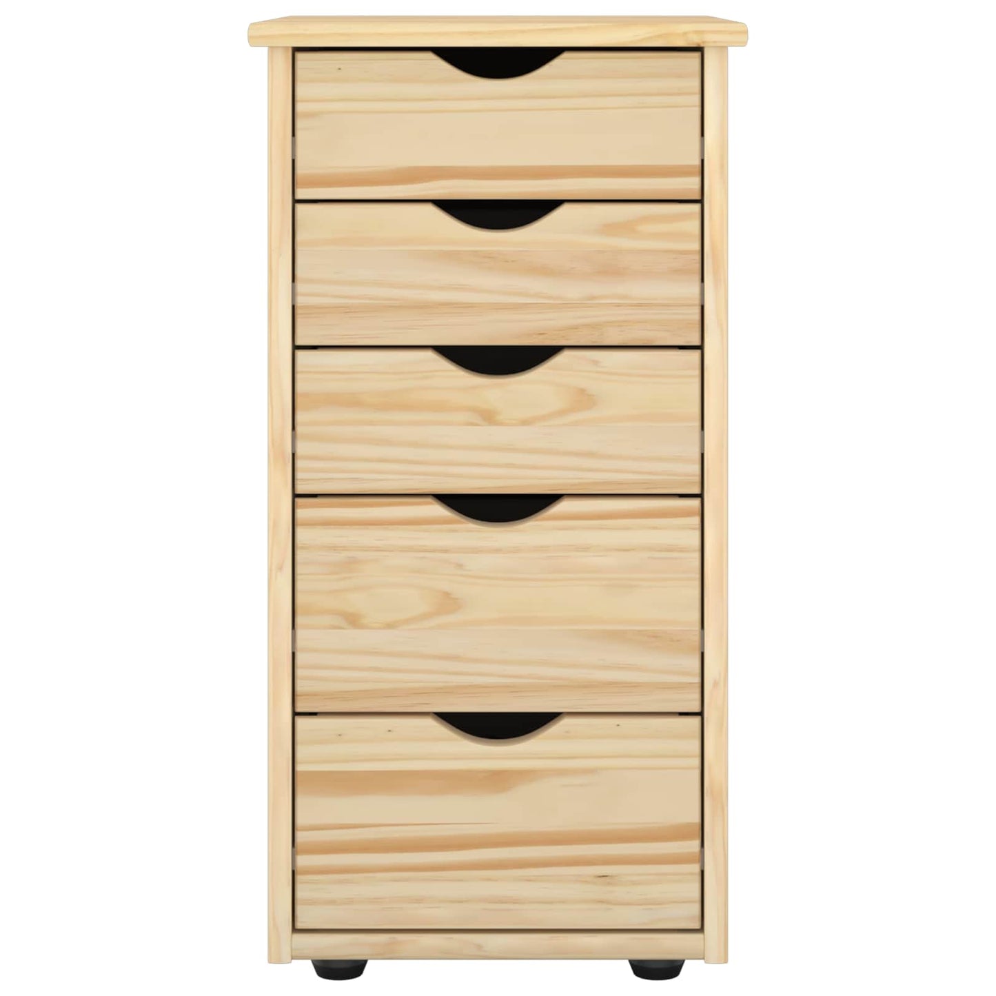 vidaXL Ντουλαπιού (Cabinet) 34 x 39 x 61,5 εκ Στερεό ξύλο πεύκου Καφέ