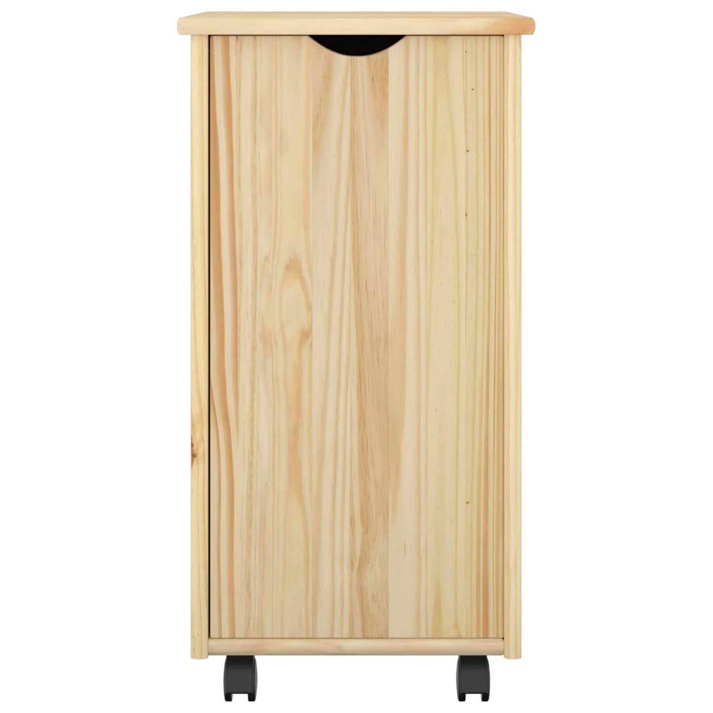 vidaXL Κινητό Ντουλάπι Καφέ 34 x 39 x 65,5 cm Στερεό ξύλο πεύκου