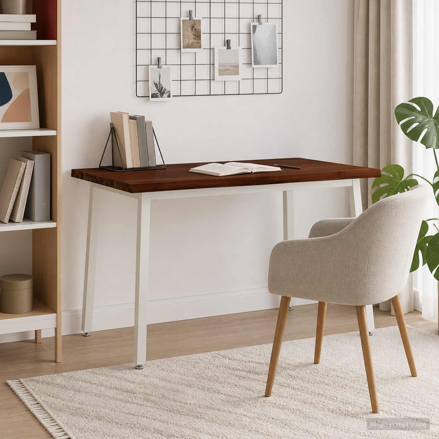 vidaXL Τραπέζι Φαγητού με Ζωντανό Χείλος 120 x 90 x 75 εκ.