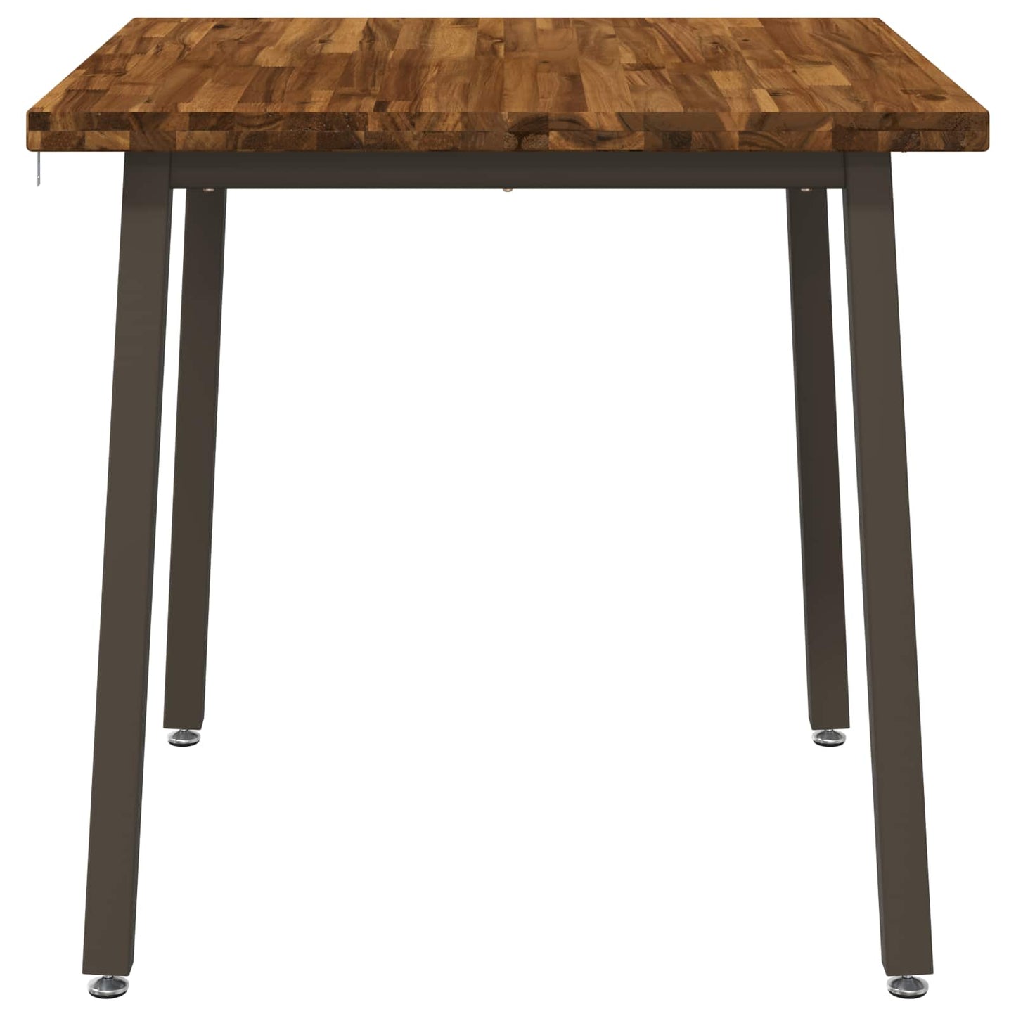 vidaXL Τετράγωνο Τραπέζι Φαγητού 80 x 80 x 75 cm Στερεό Ξύλο Ακακίας