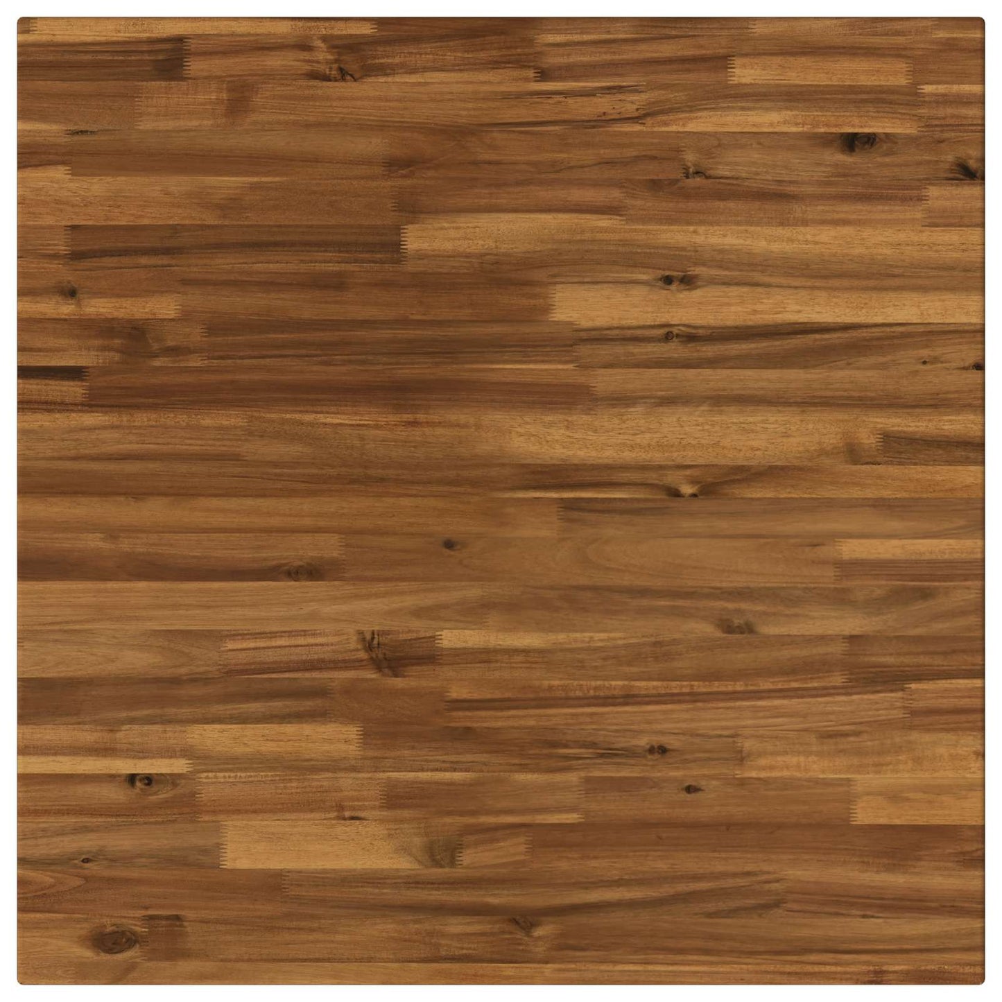 vidaXL Τετράγωνο Τραπέζι Φαγητού 80 x 80 x 75 cm Στερεό Ξύλο Ακακίας