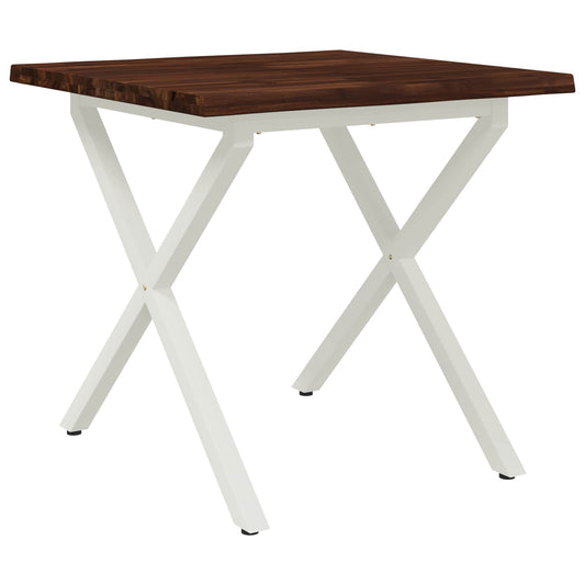 vidaXL Τραπέζι Φαγητού με Ζωντανό Χείλος 80 x 80 x 75 cm