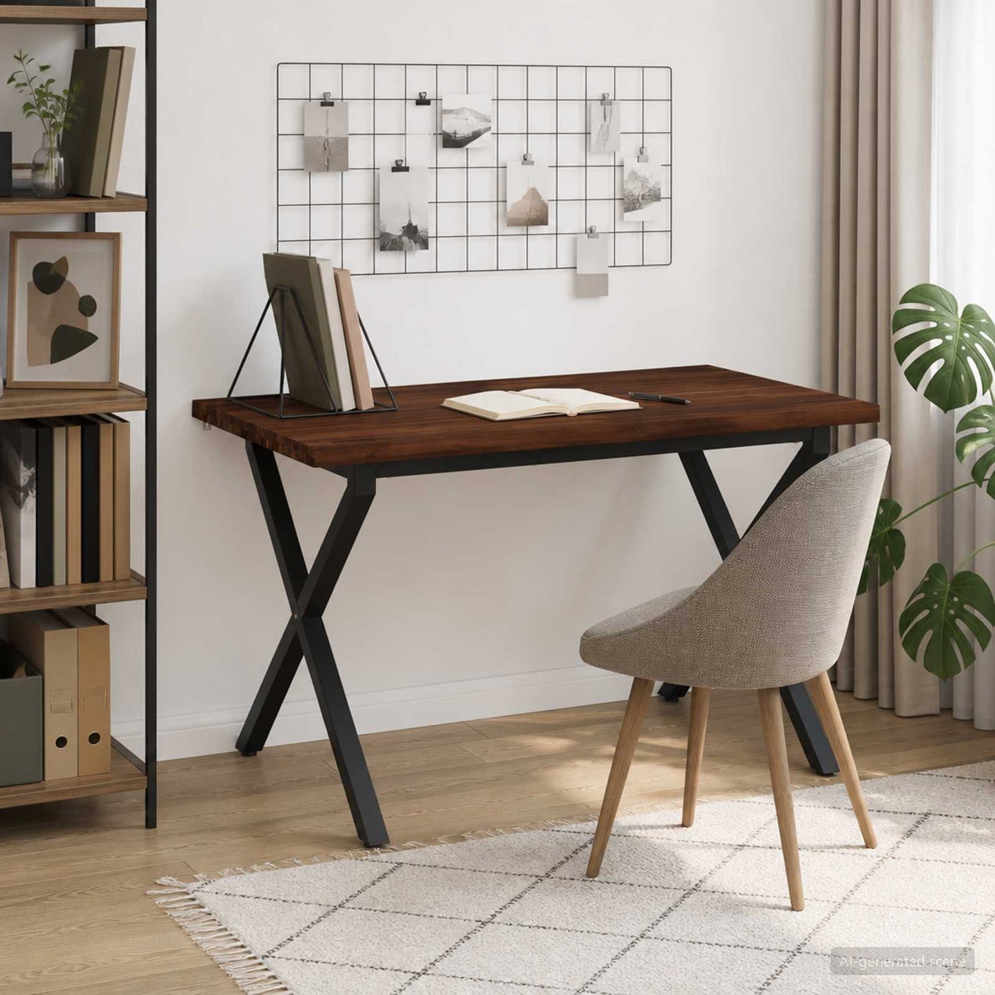 vidaXL Τραπέζι Φαγητού με Ζωντανό Χείλος 120 x 90 x 75 εκ.