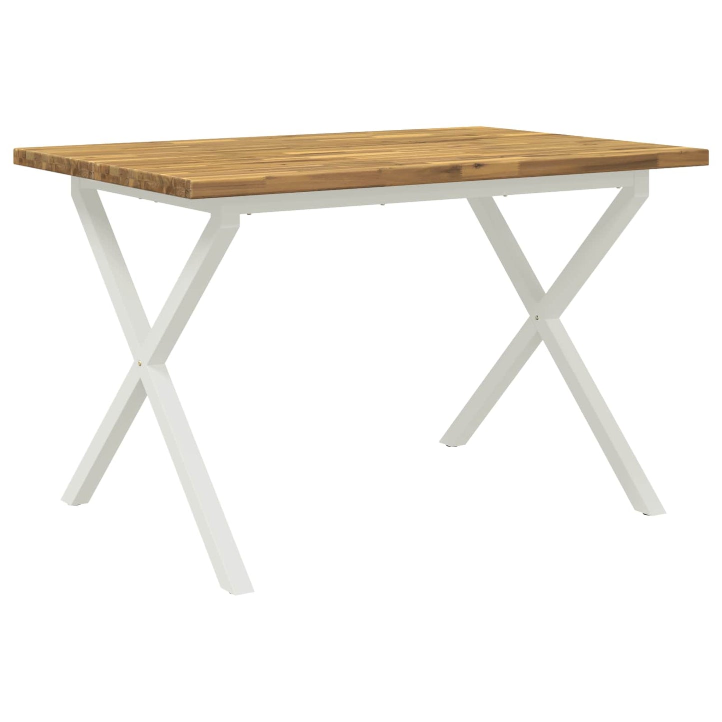 vidaXL Τετράγωνο Τραπέζι Φαγητού 120 x 70 x 75 cm Στερεό Ξύλο Ακακίας