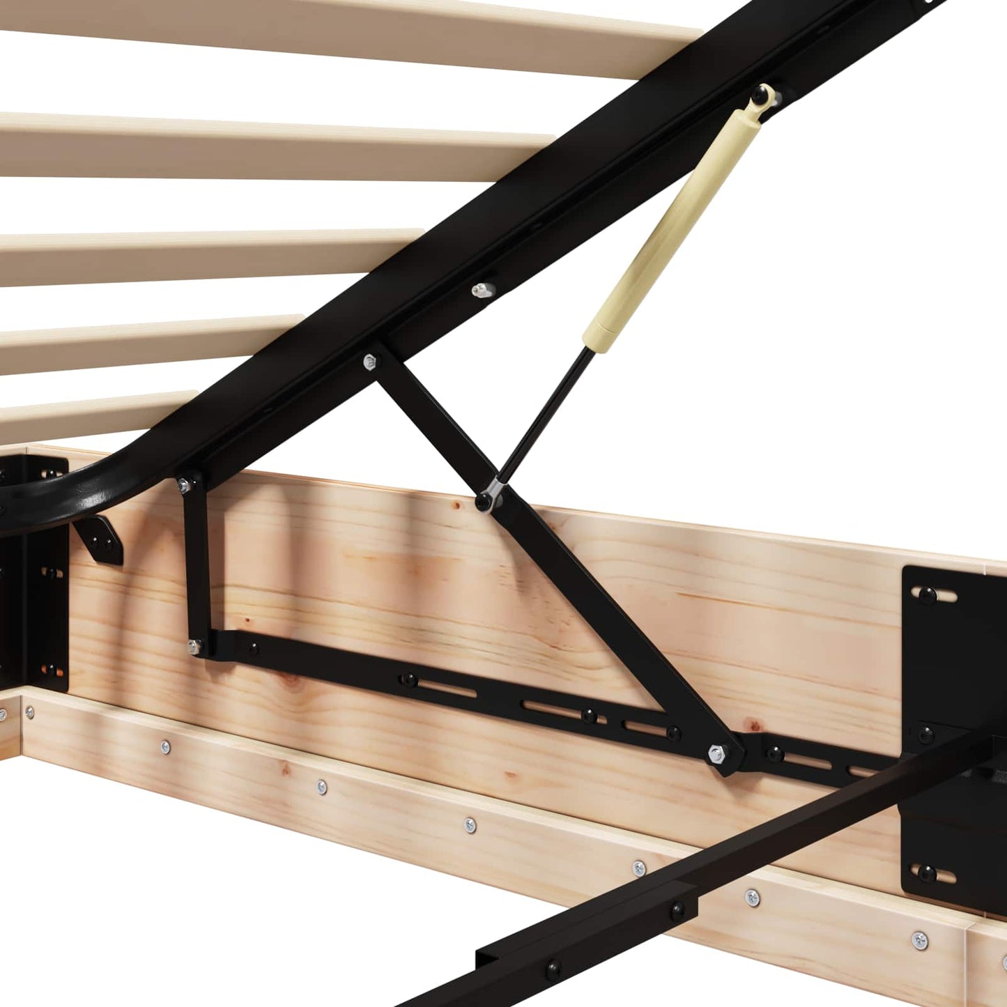 vidaXL Κρεβάτι Οθωμανικού Τύπου Φυσικό 75 x 190 cm Στερεό πεύκο