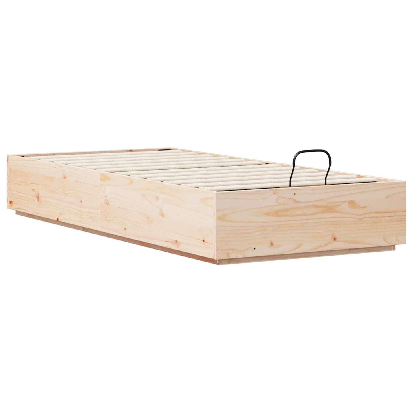 vidaXL Κρεβάτι Οθωμανικού Τύπου Φυσικό 75 x 190 cm Στερεό πεύκο