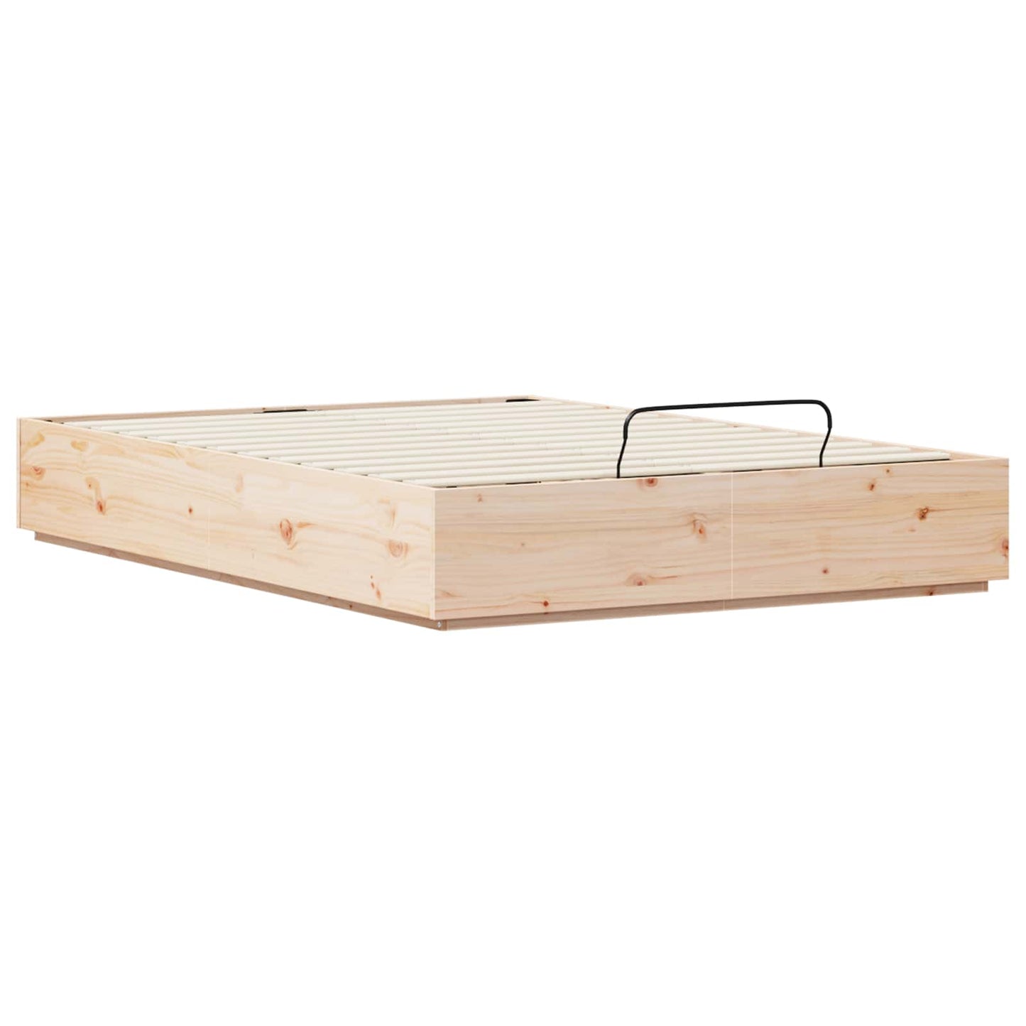 vidaXL Κρεβάτι Οθωμανικού Τύπου Φυσικό 150 x 200 cm Στερεό πεύκο