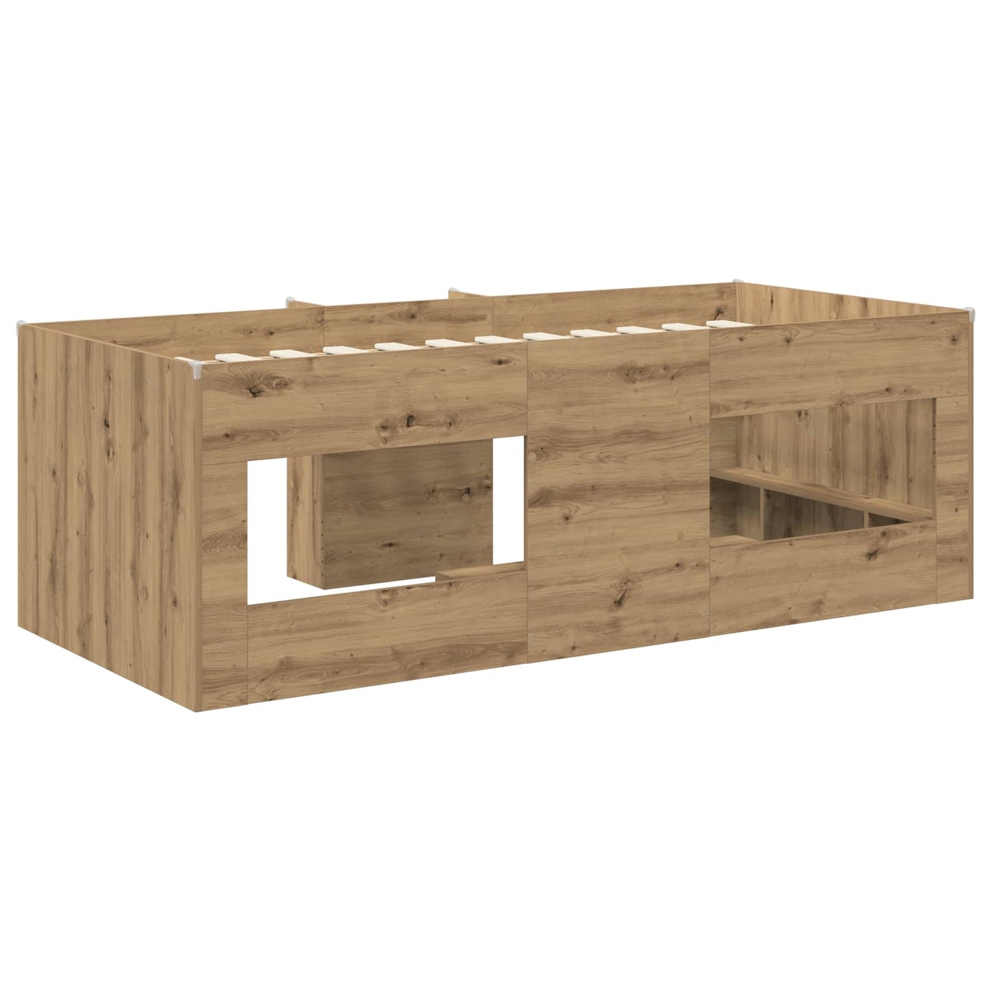 vidaXL Κρεβάτι Υψηλού Στυλ για Παιδιά 2 pcs Artisan Δρυς 90 x 200 cm