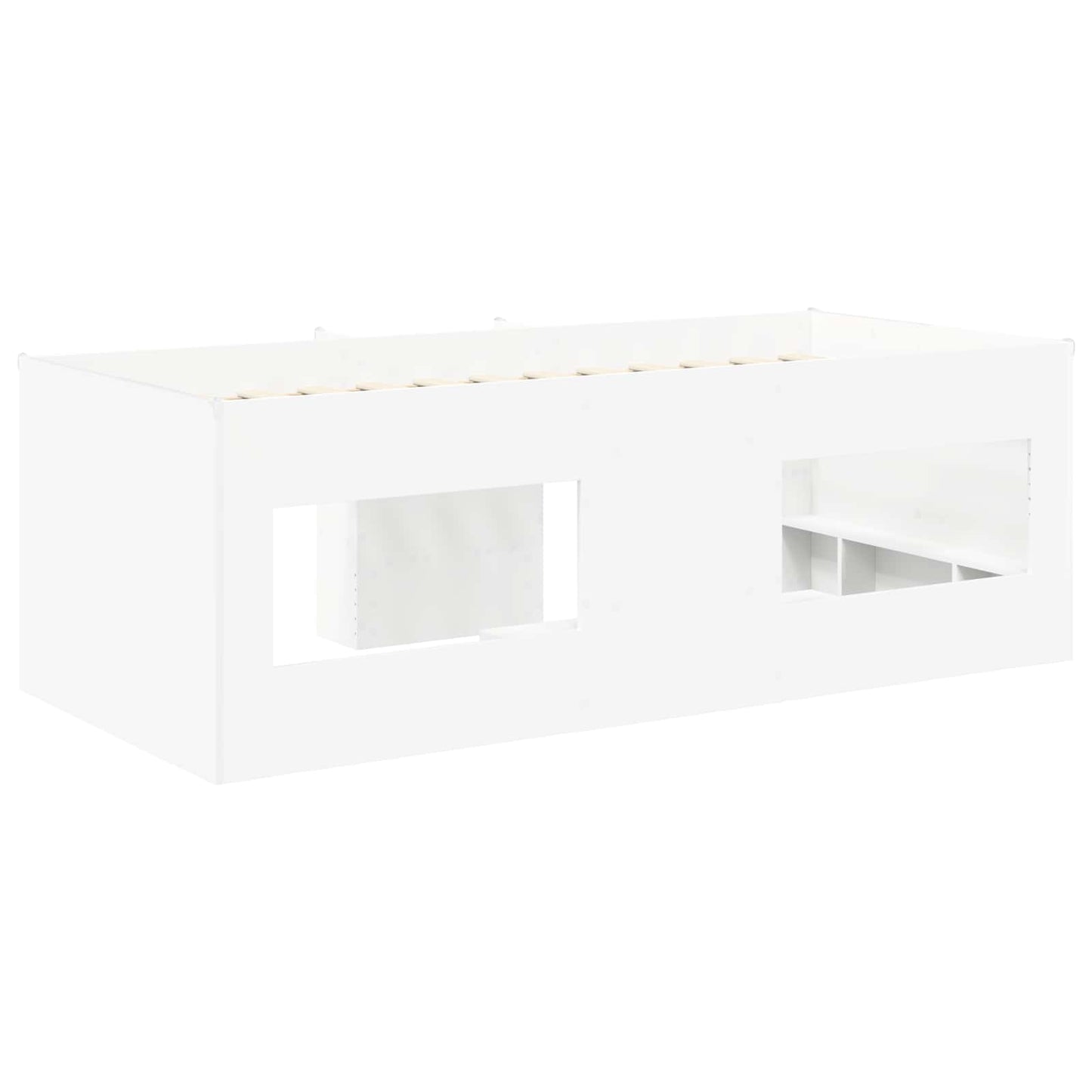 vidaXL Κρεβάτι Υψηλού Στυλ για Παιδιά 2 pcs Λευκό 98.5 x 200 εκ