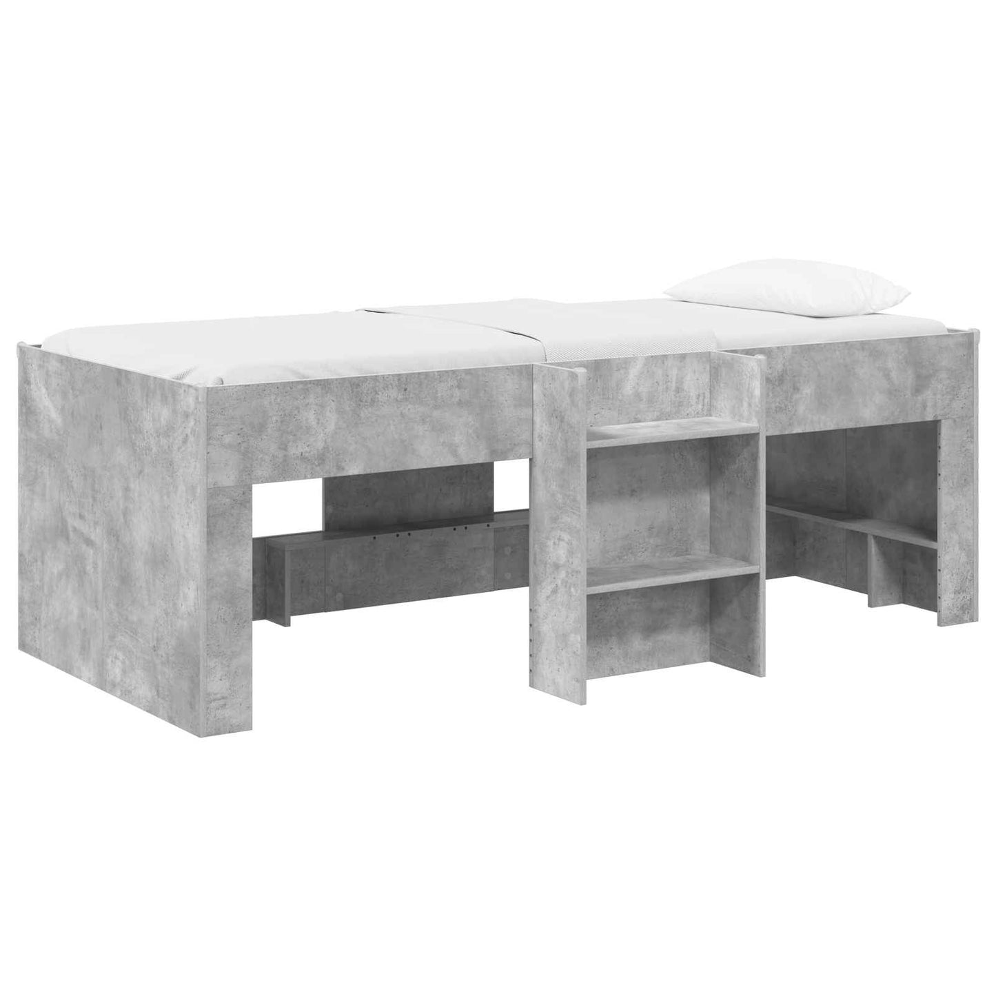 vidaXL Κρεβάτι Υψηλού Στυλ για Παιδιά 2 pcs Γκρι Σκυροδέματος