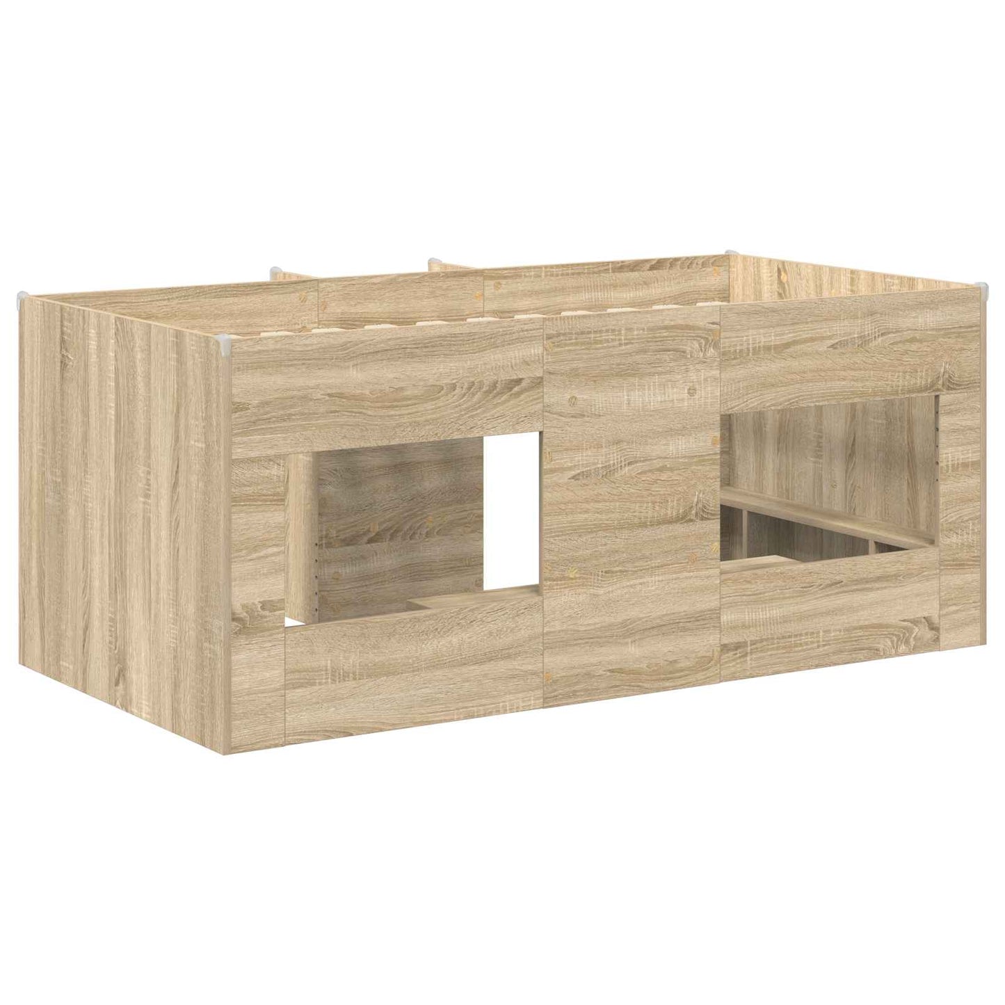 vidaXL Κρεβάτι Υψηλού Στυλ για Παιδιά 2 pcs Sonoma Επεξεργασμένο Ξύλο