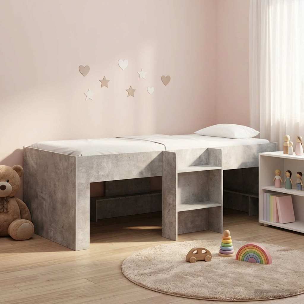 vidaXL Κρεβάτι Υψηλού Στυλ για Παιδιά 2 pcs Σκυρόδεμα