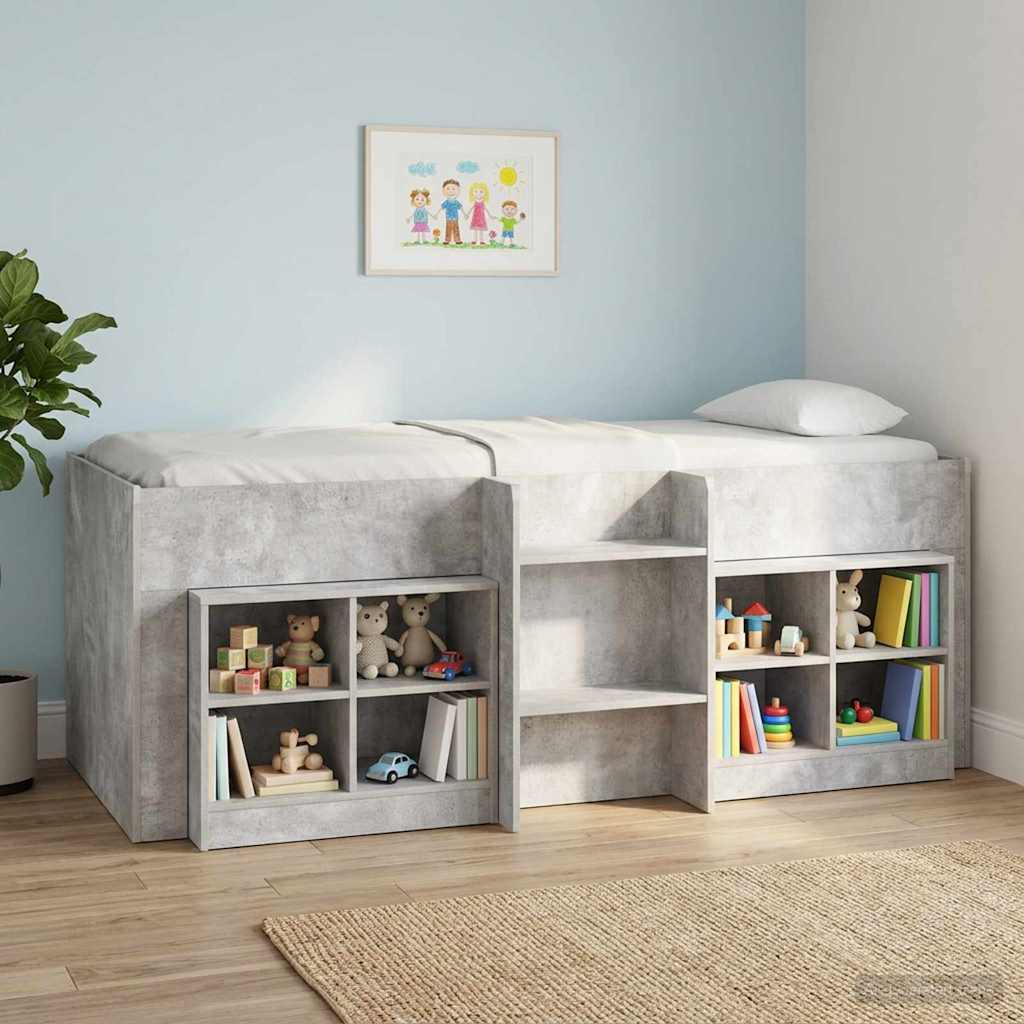 vidaXL Κρεβάτι Υψηλού Στυλ για Παιδιά 2 pcs Σκυρόδεμα