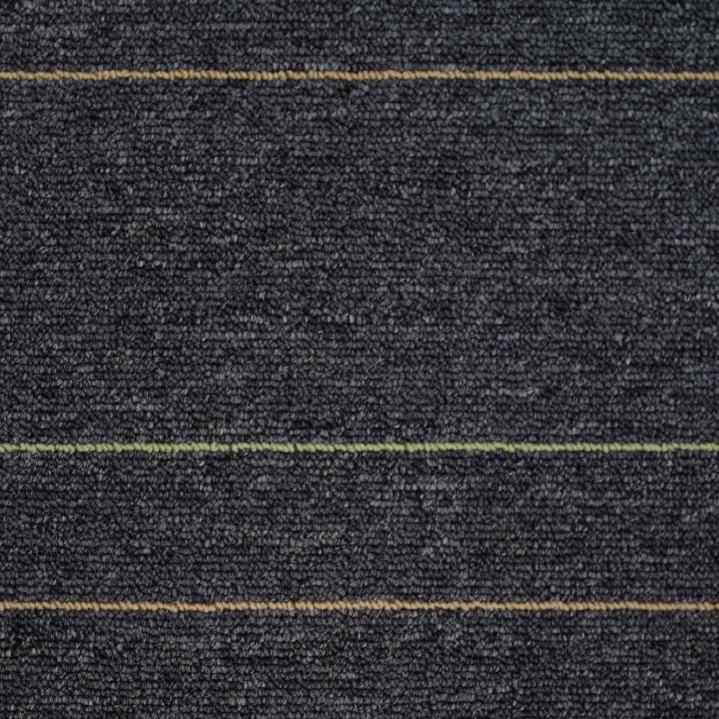 vidaXL Πλακάκι Χαλιού Σκούρο γκρι με ρίγες 50 x 50 cm 36 τμχ.