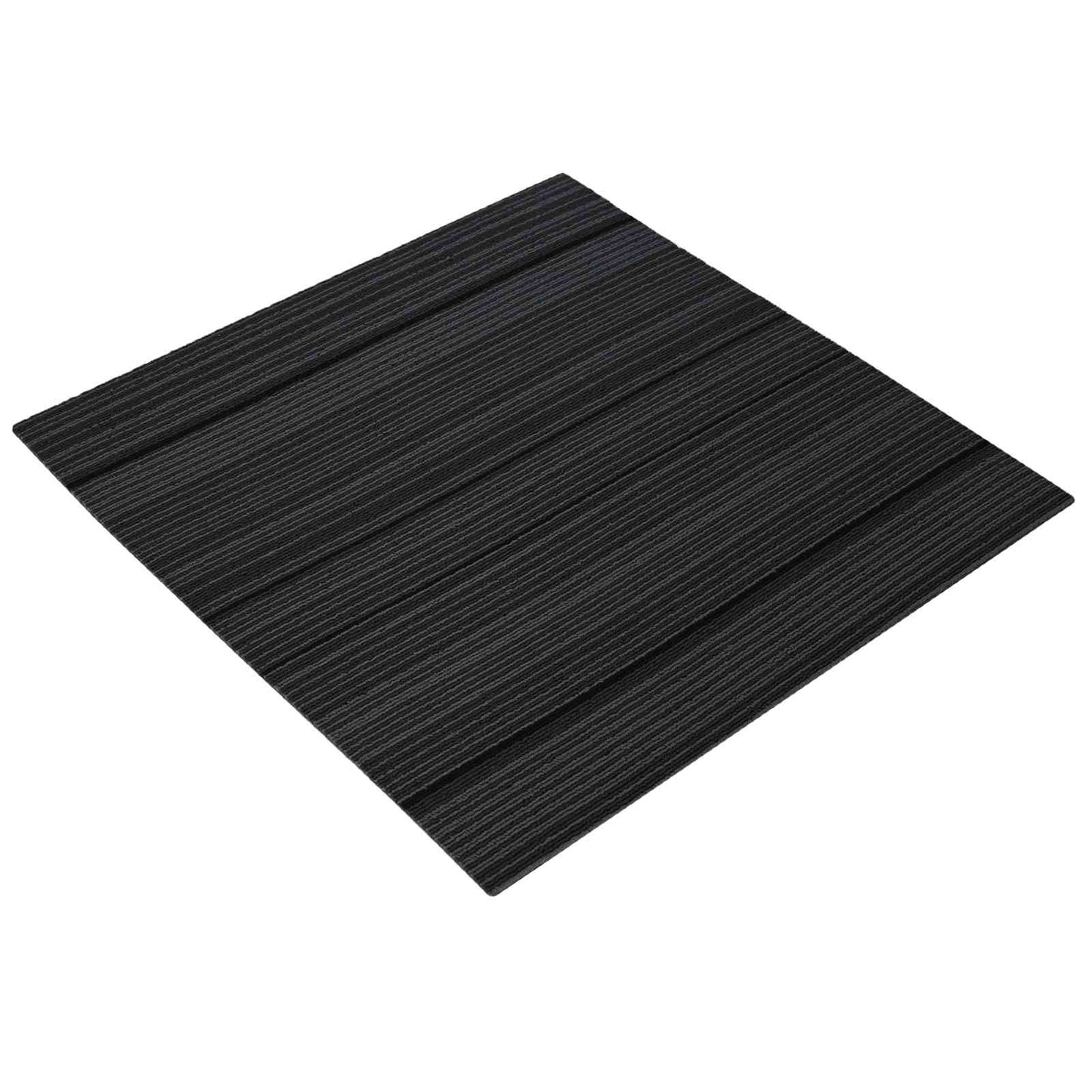 vidaXL Πλακάκι Χαλιού Ριγέ Ανοιχτό Γκρι 50 x 50 cm 36 τμχ.
