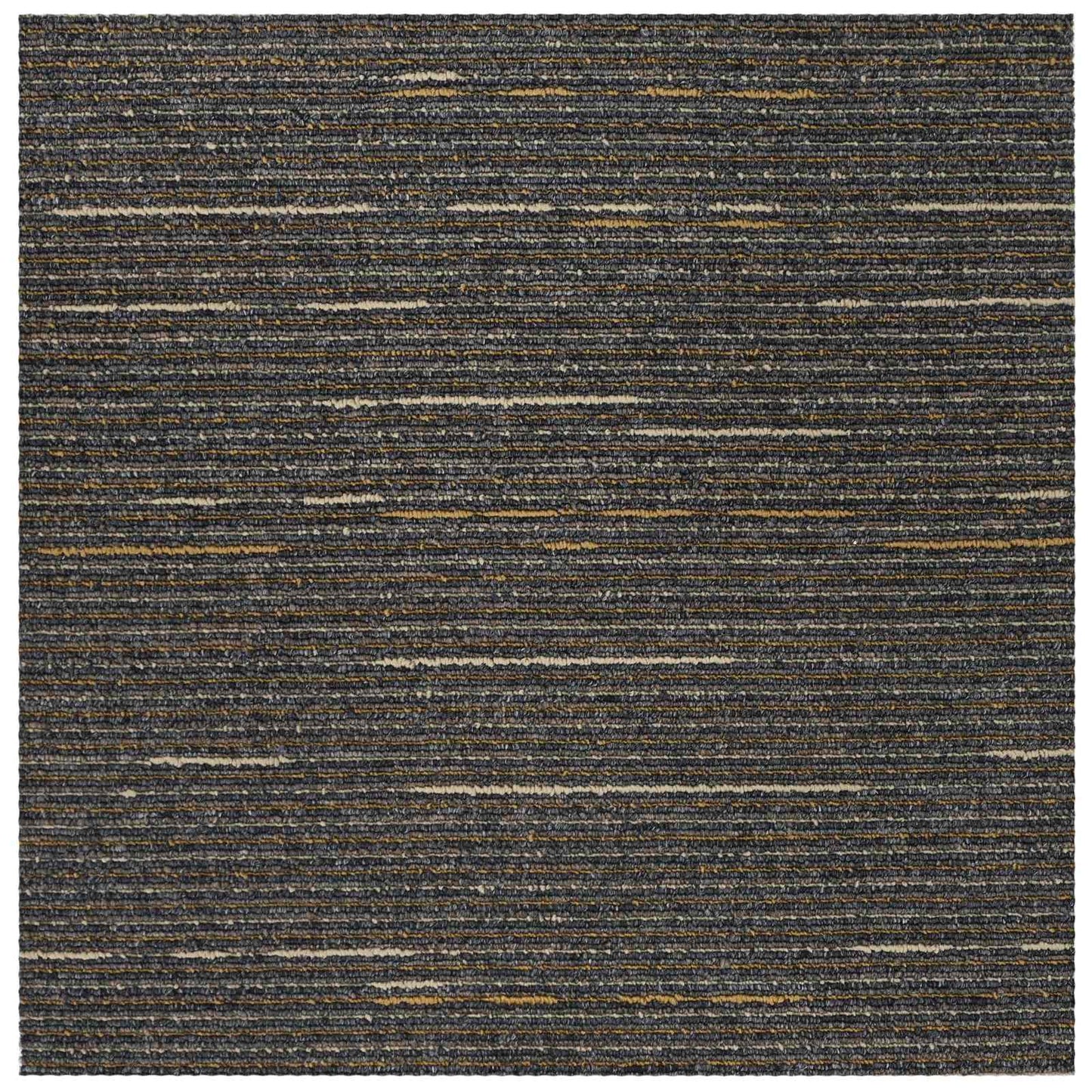 vidaXL Πλακάκι Χαλιού Ριγέ ανοιχτό καφέ 50 x 50 cm 4 τμχ.